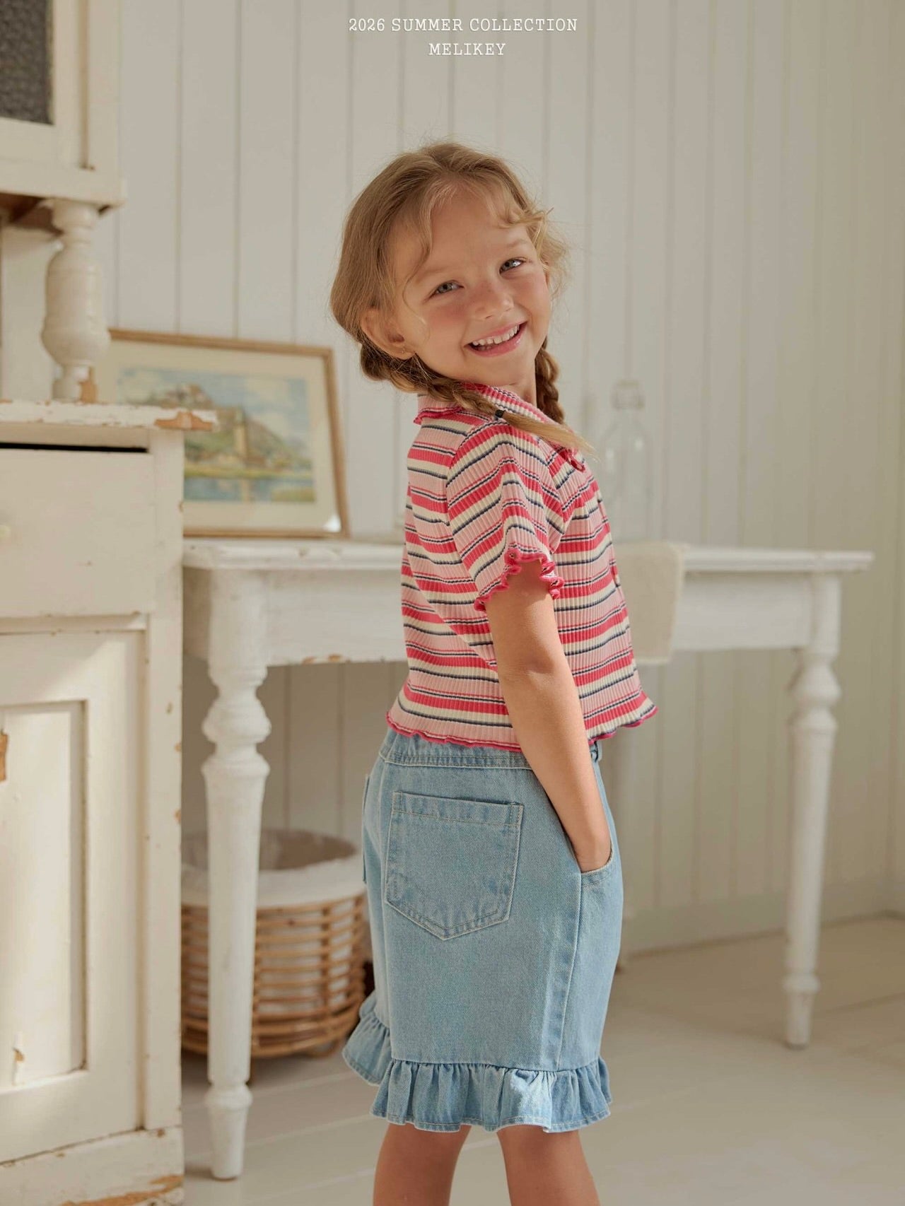 Sugar collar T shirt