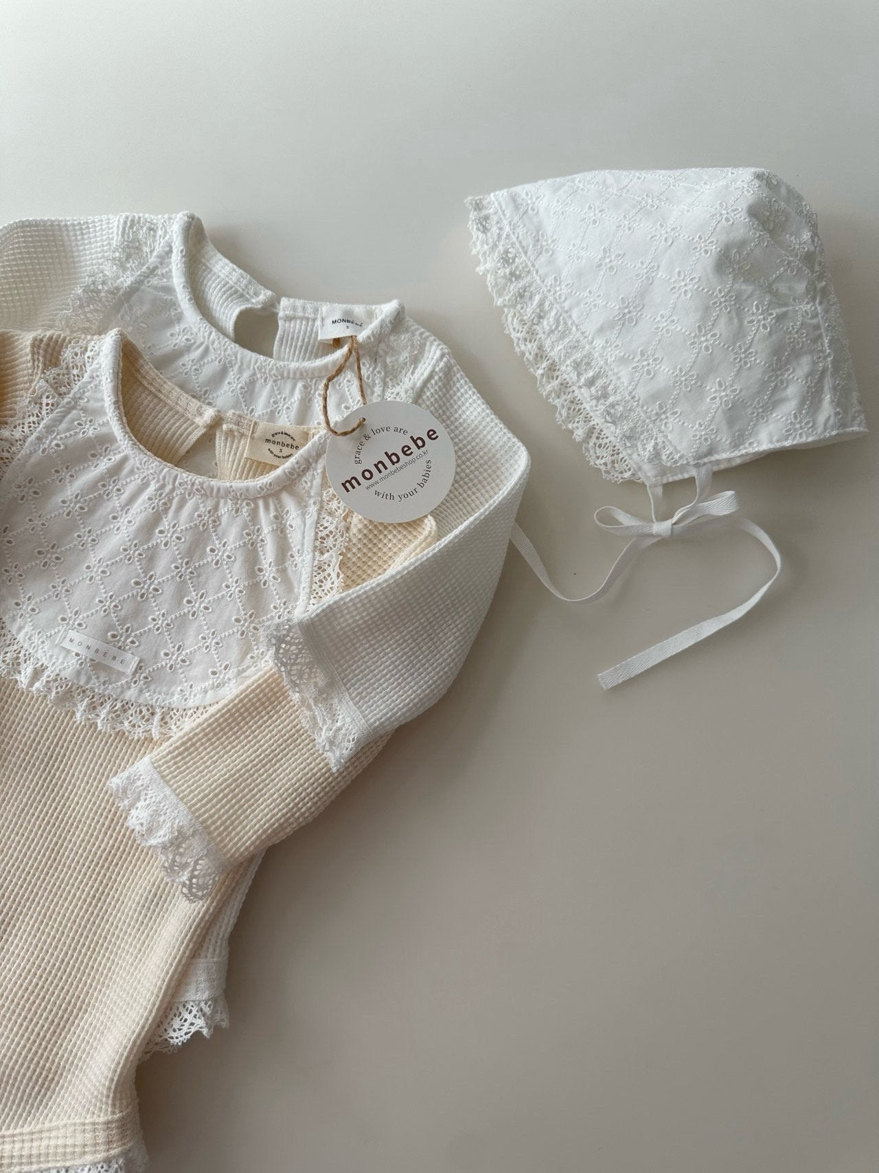 Bebe bib lace rompers