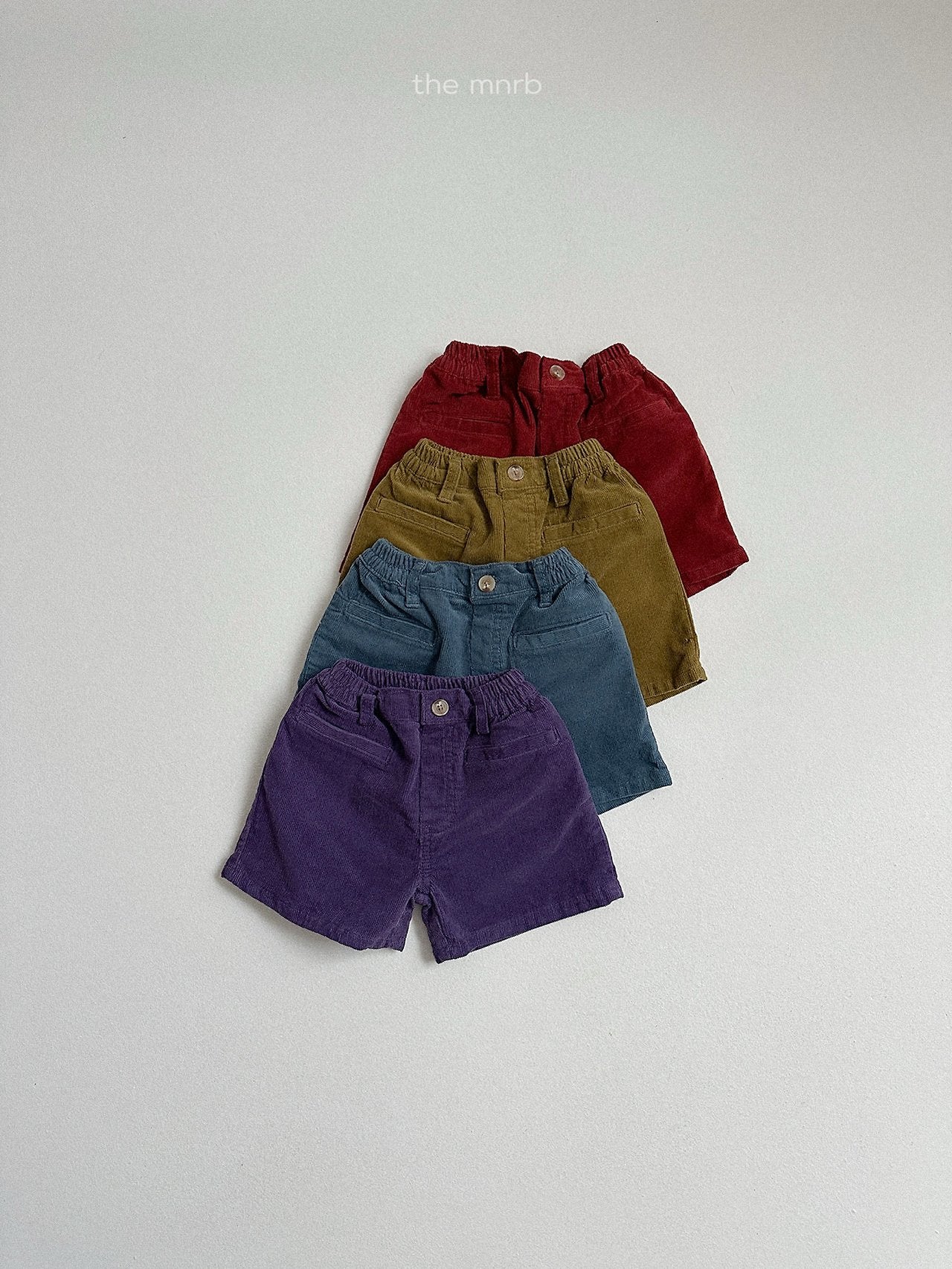 Corduroy shorts