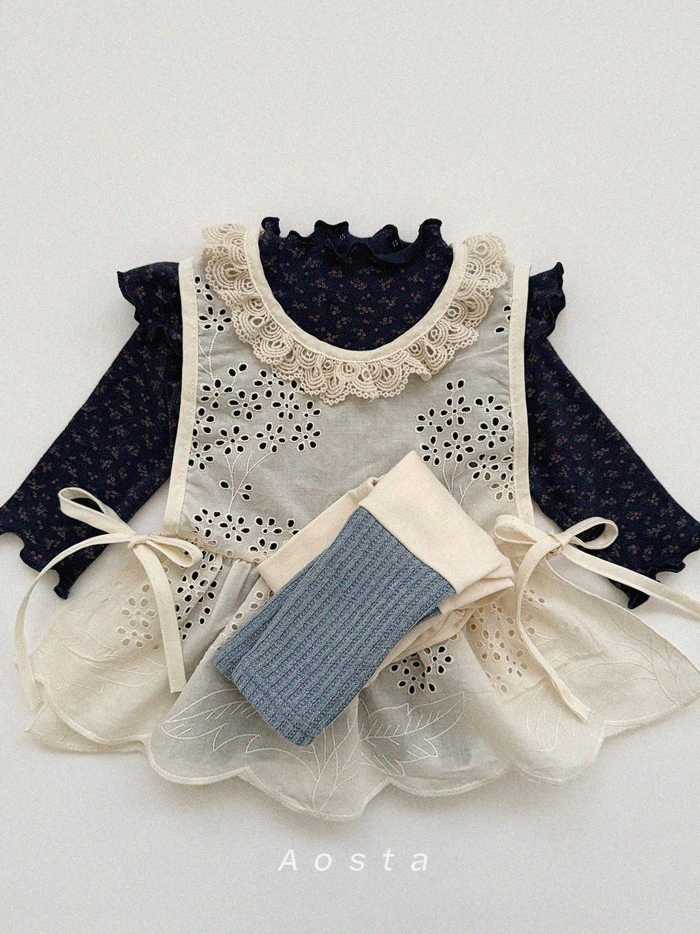 Lace cotton blouse
