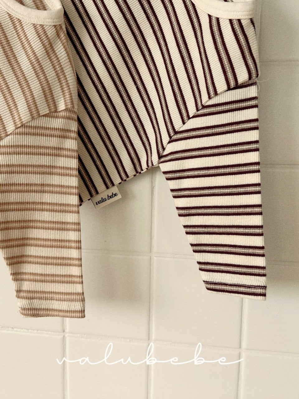 Rosé striped T shirt