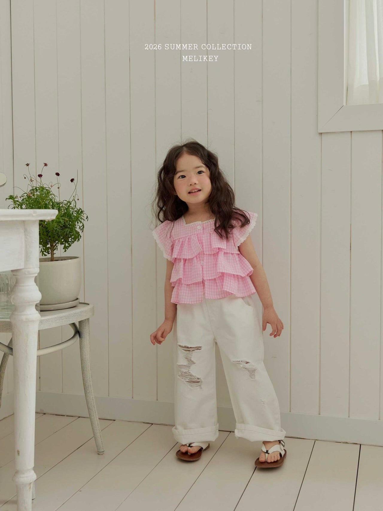 Juju tiered sleeveless blouse