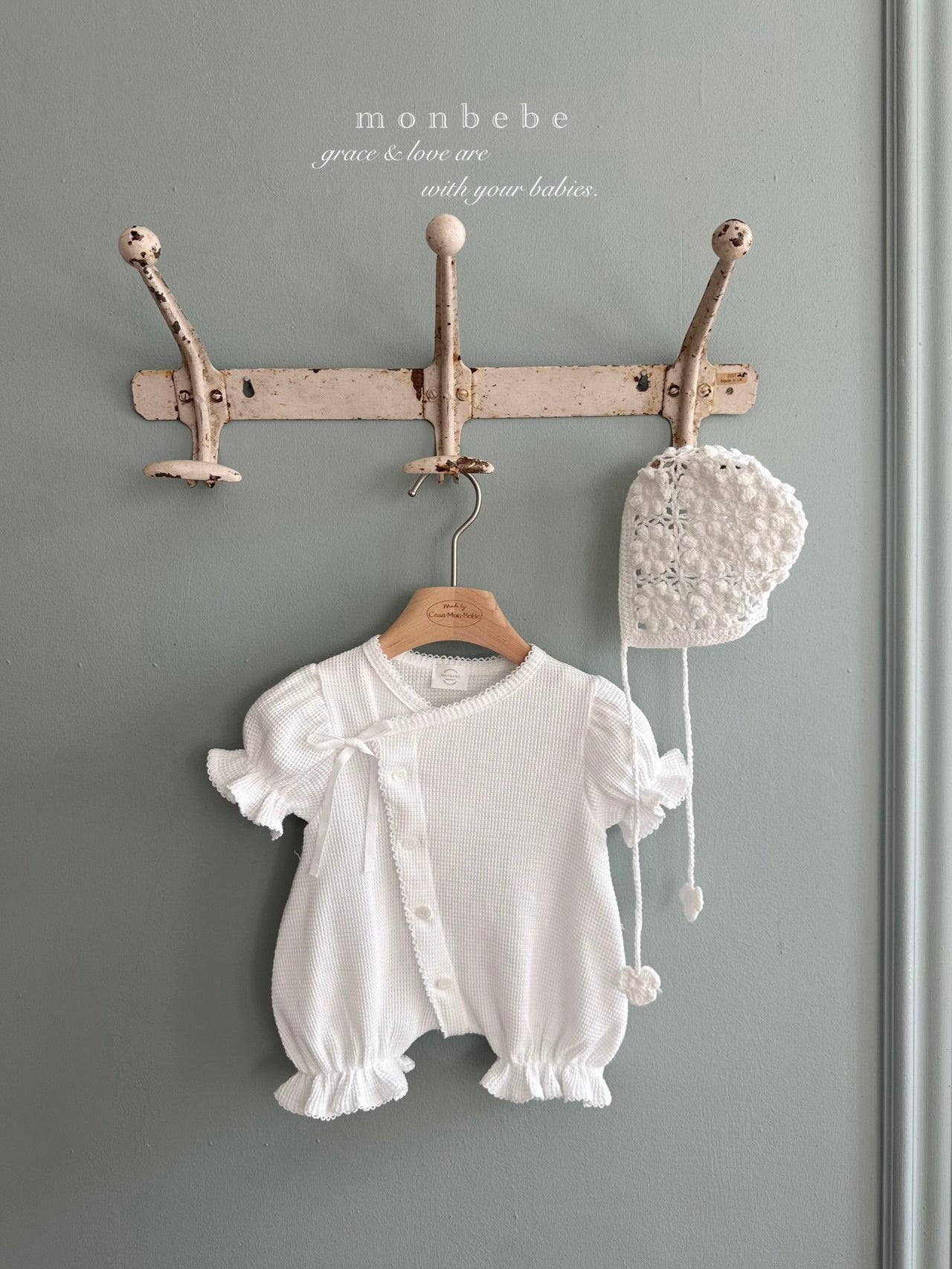 Summer waffle glory rompers