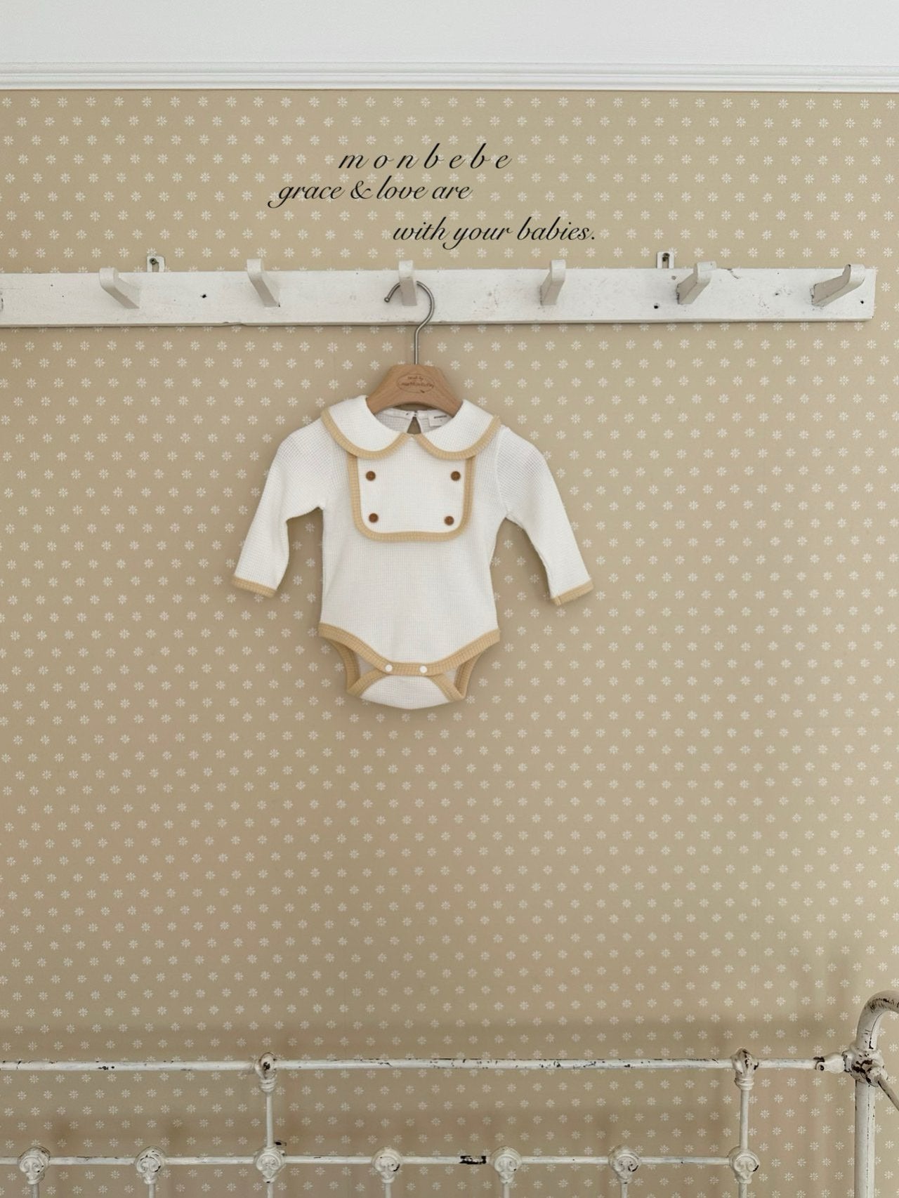 Boy bib waffle rompers