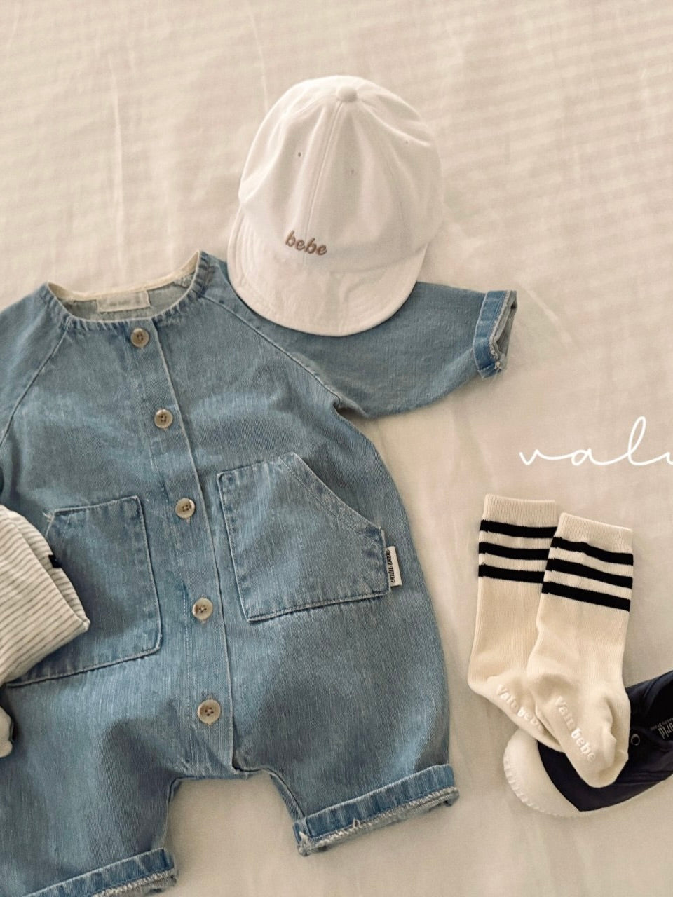 Baby cotton overall