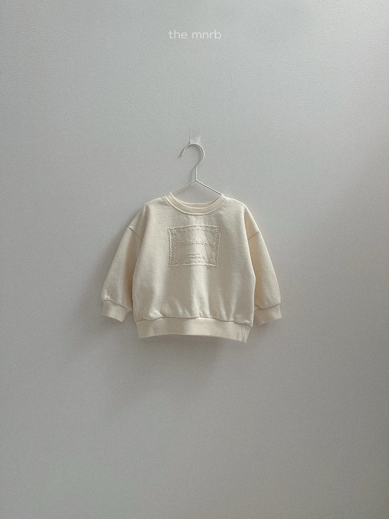 Lace sweatshirt