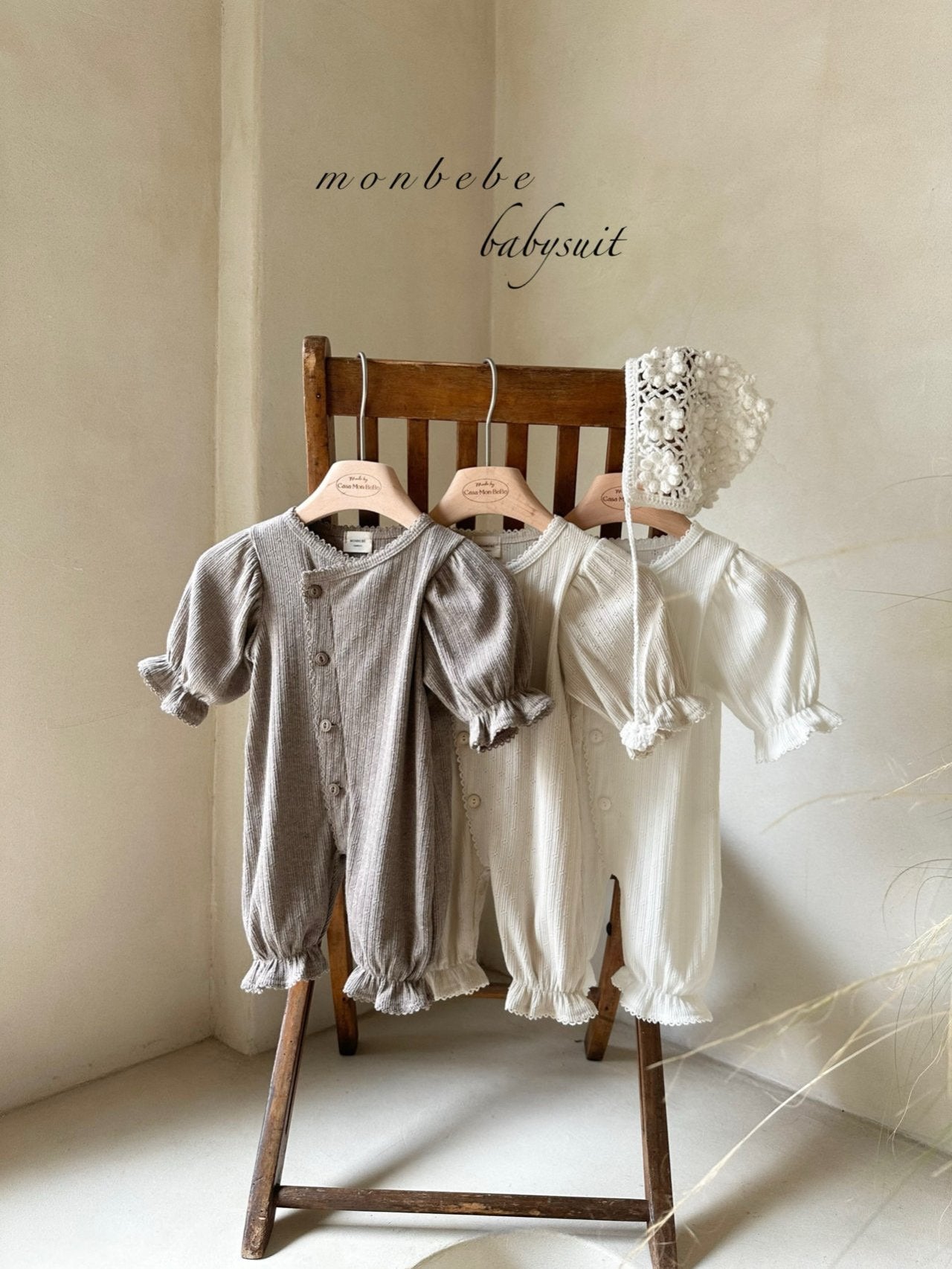 Selina newborn rompers