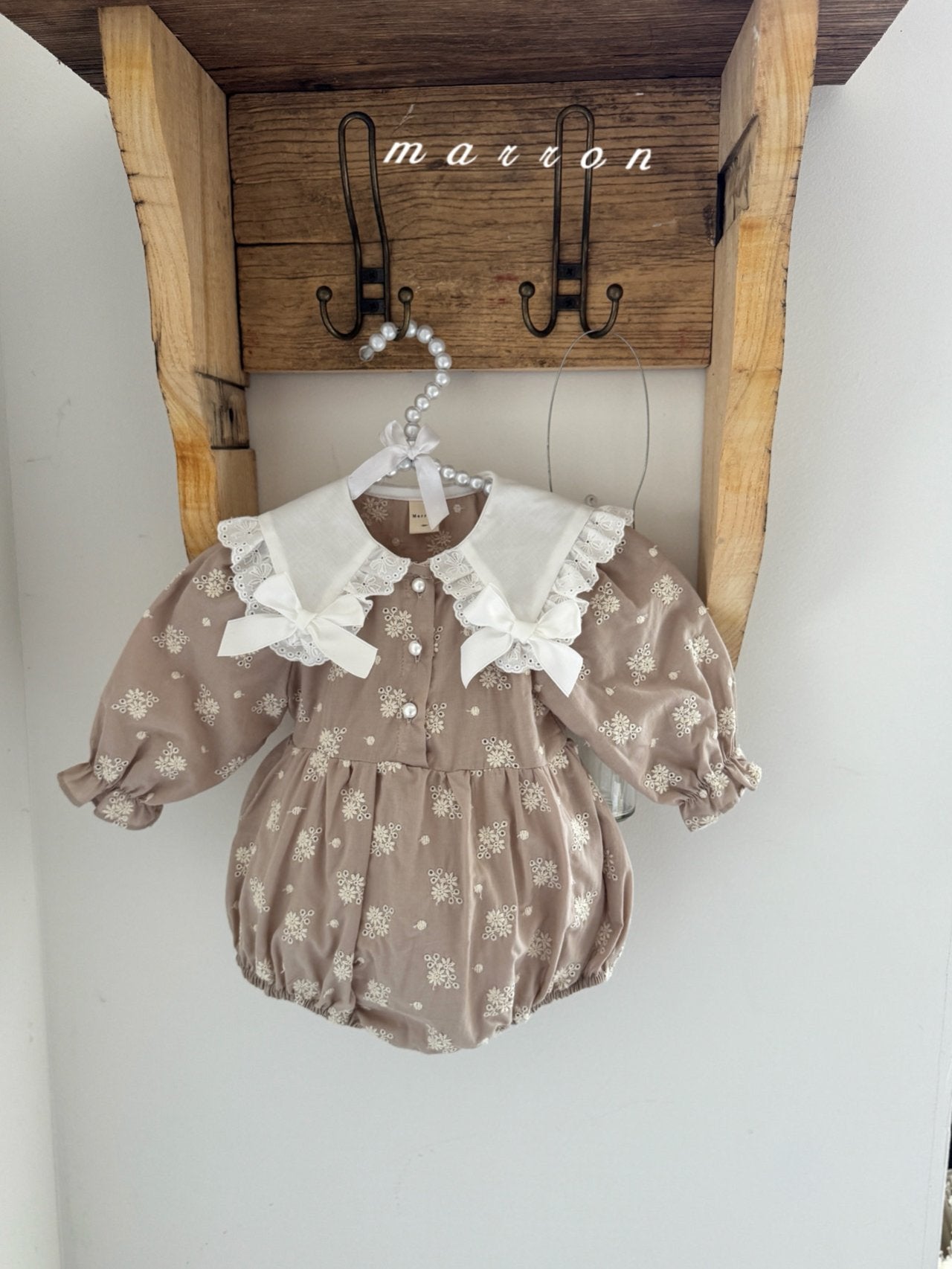 Petit ribbon rompers