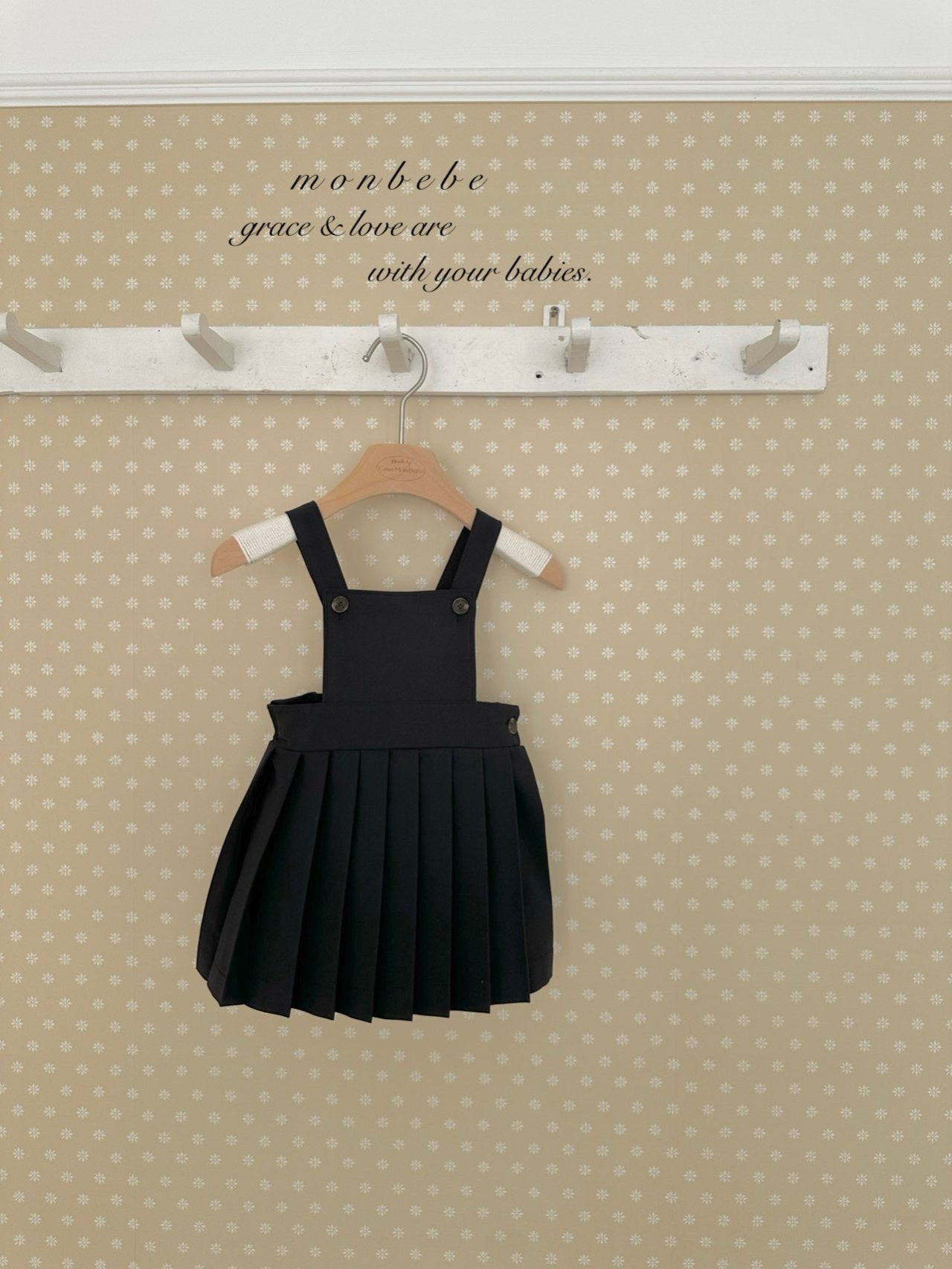 Emma pleated suspender skirt and rompers