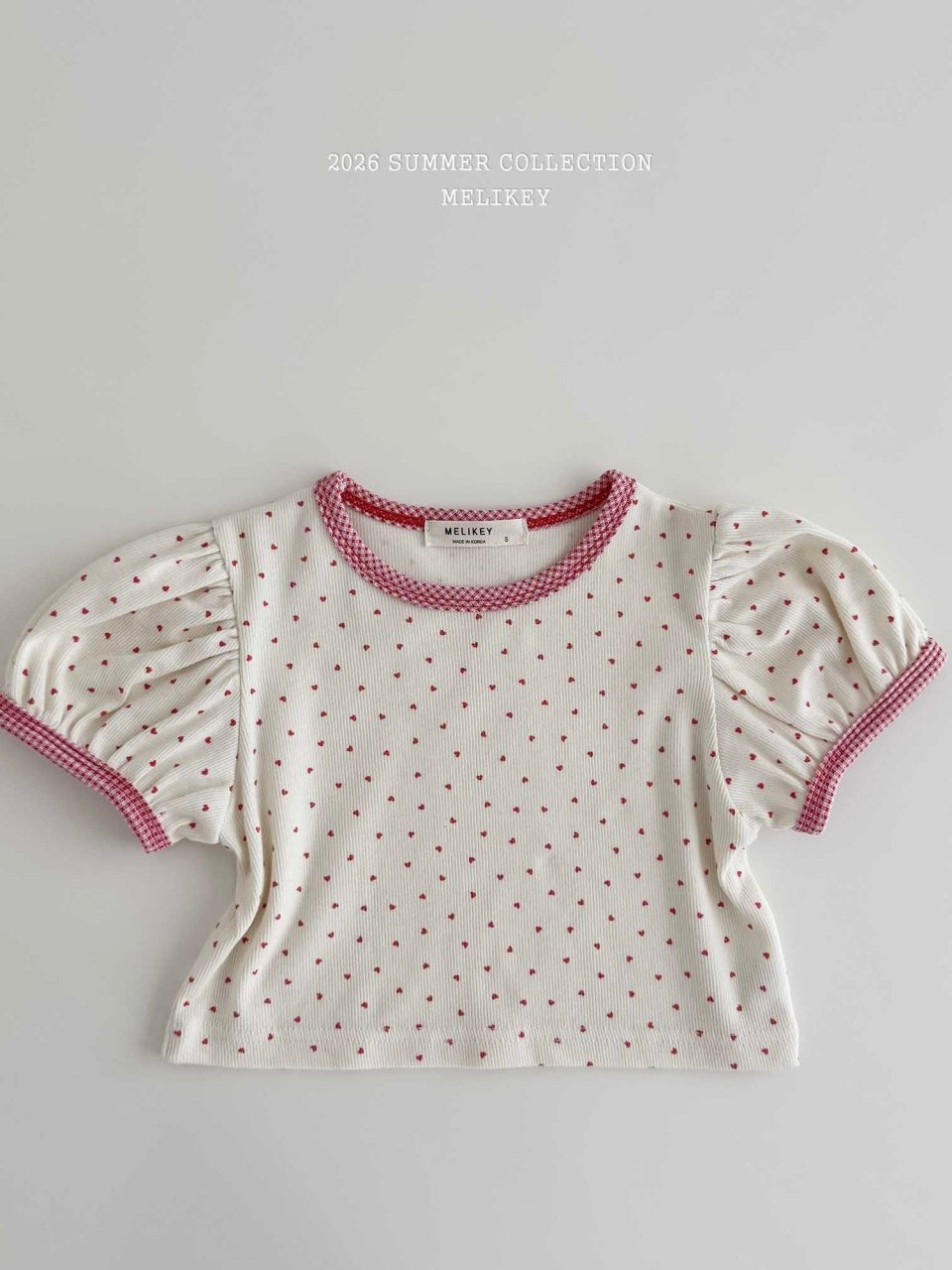 Mini heart puff T shirt