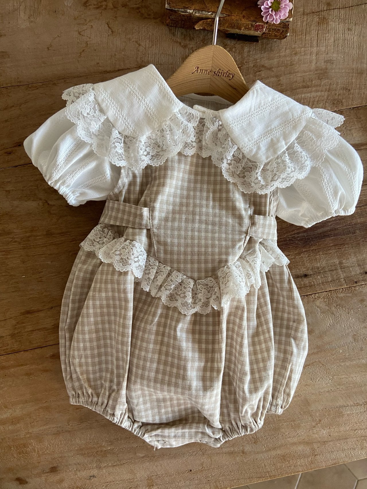 Minne ribbon rompers
