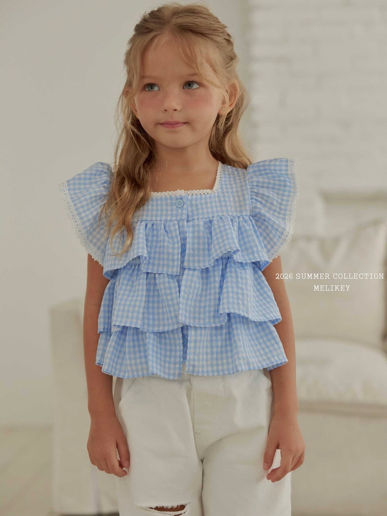 Juju tiered sleeveless blouse