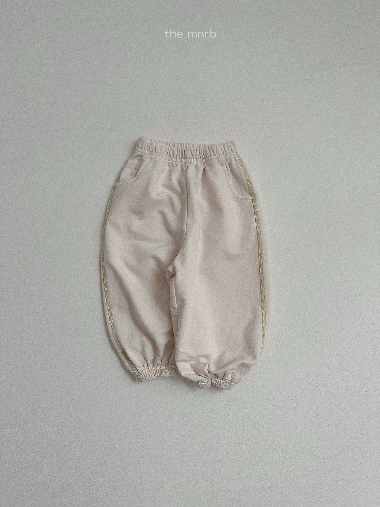 Contrast trim jogger pants