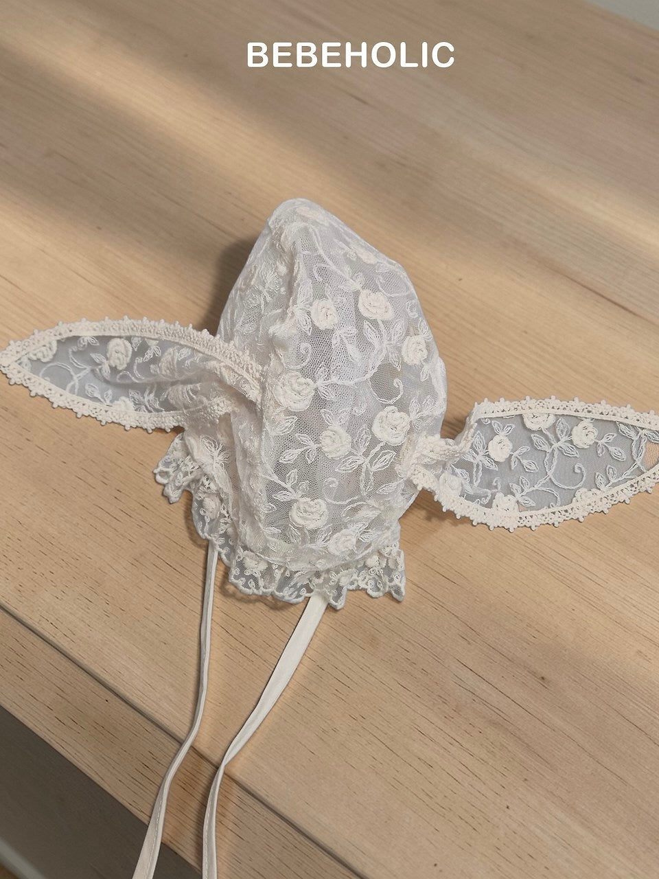 Bunny lace bonnet
