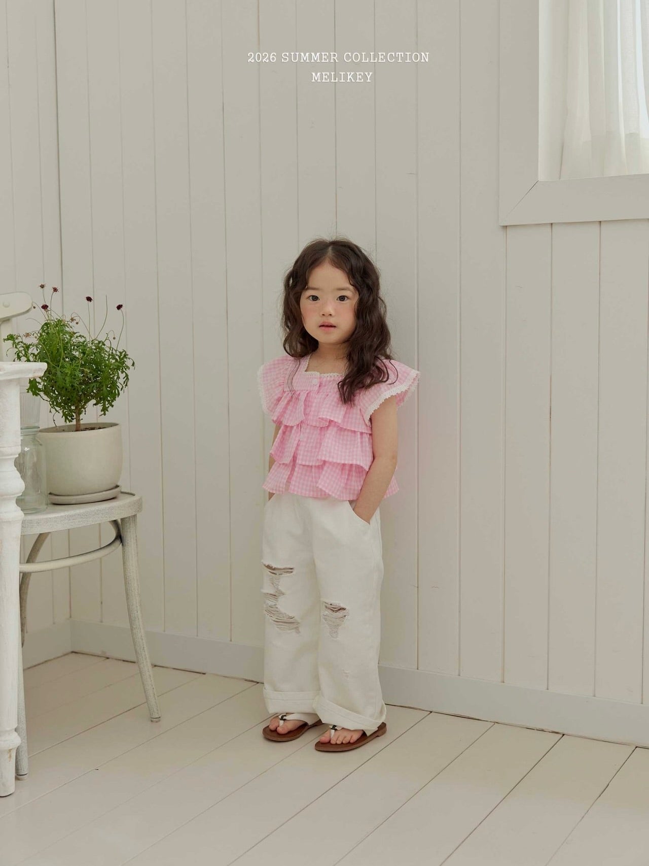 Juju tiered sleeveless blouse