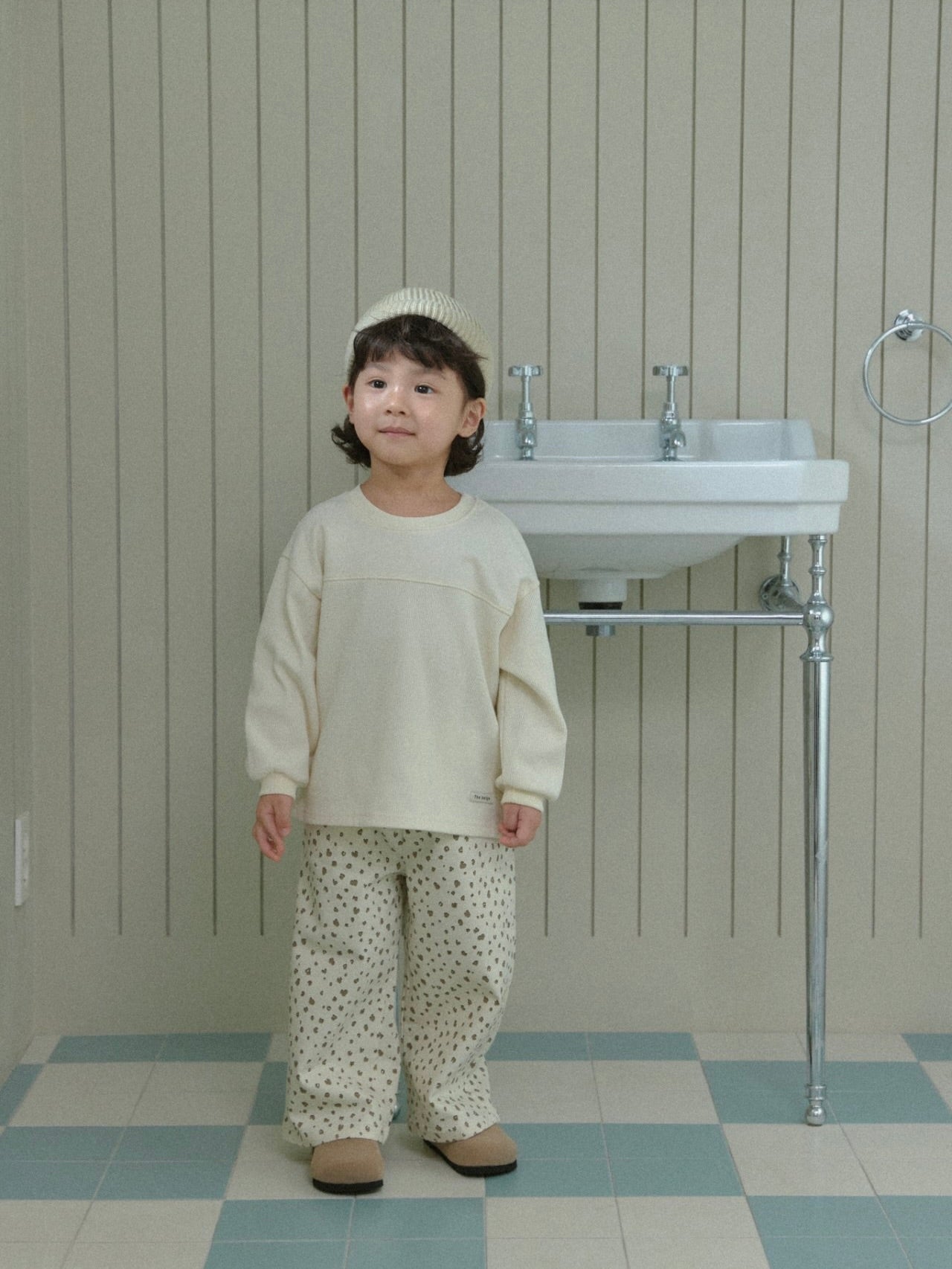 Contrast long sleeve T