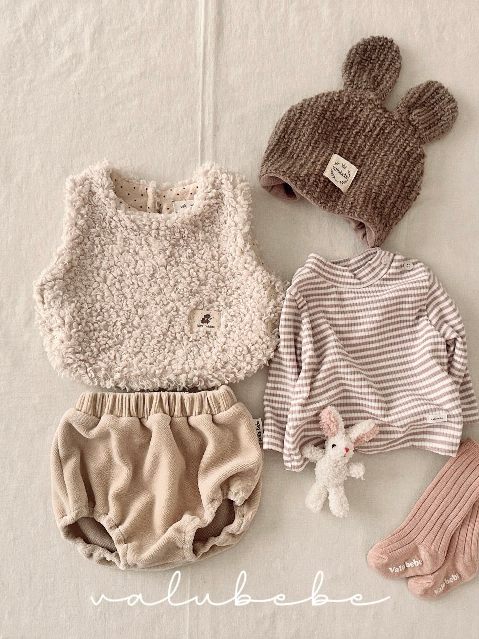 Baby lamb boa vest