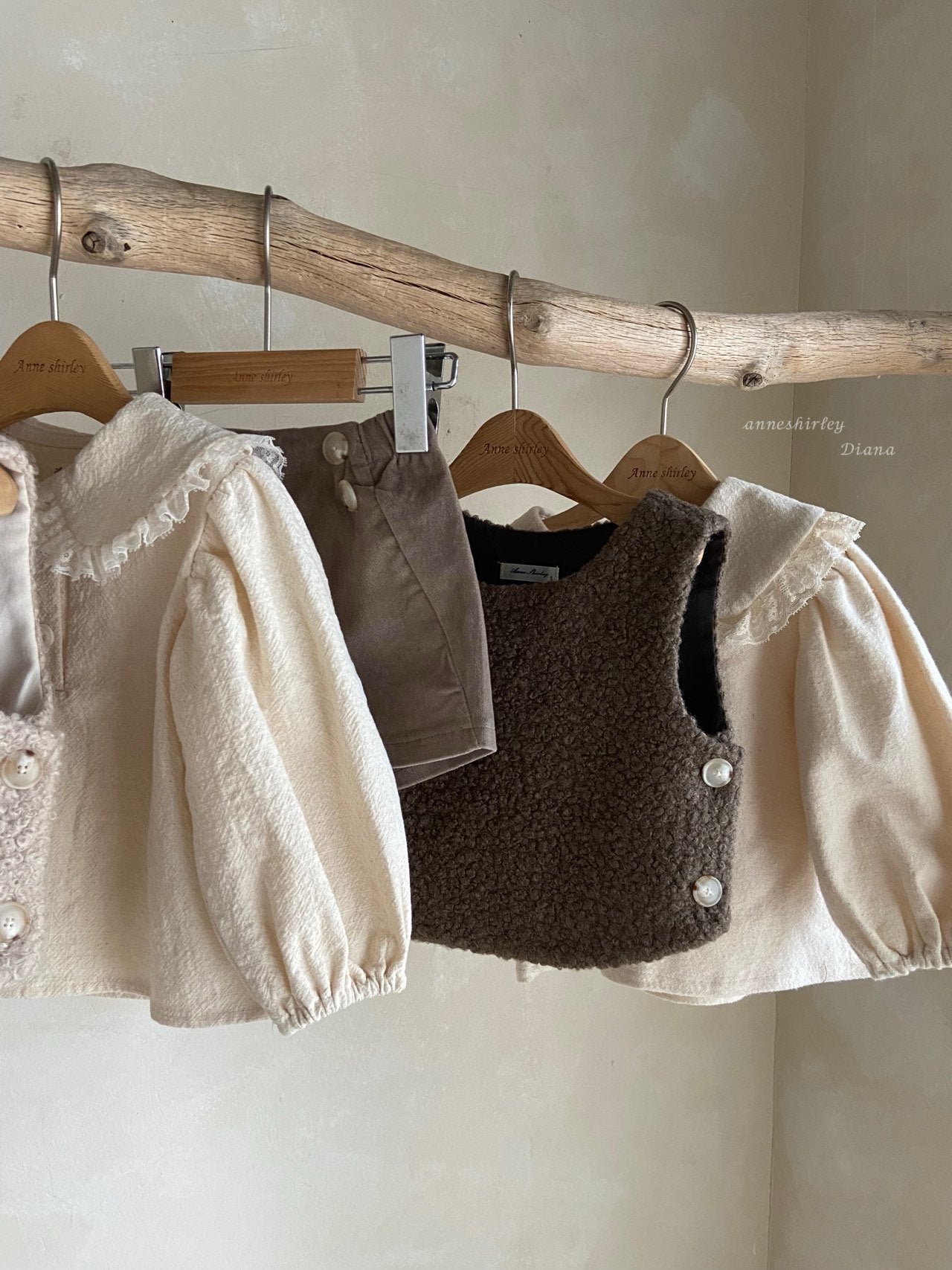 Rosé boa vest