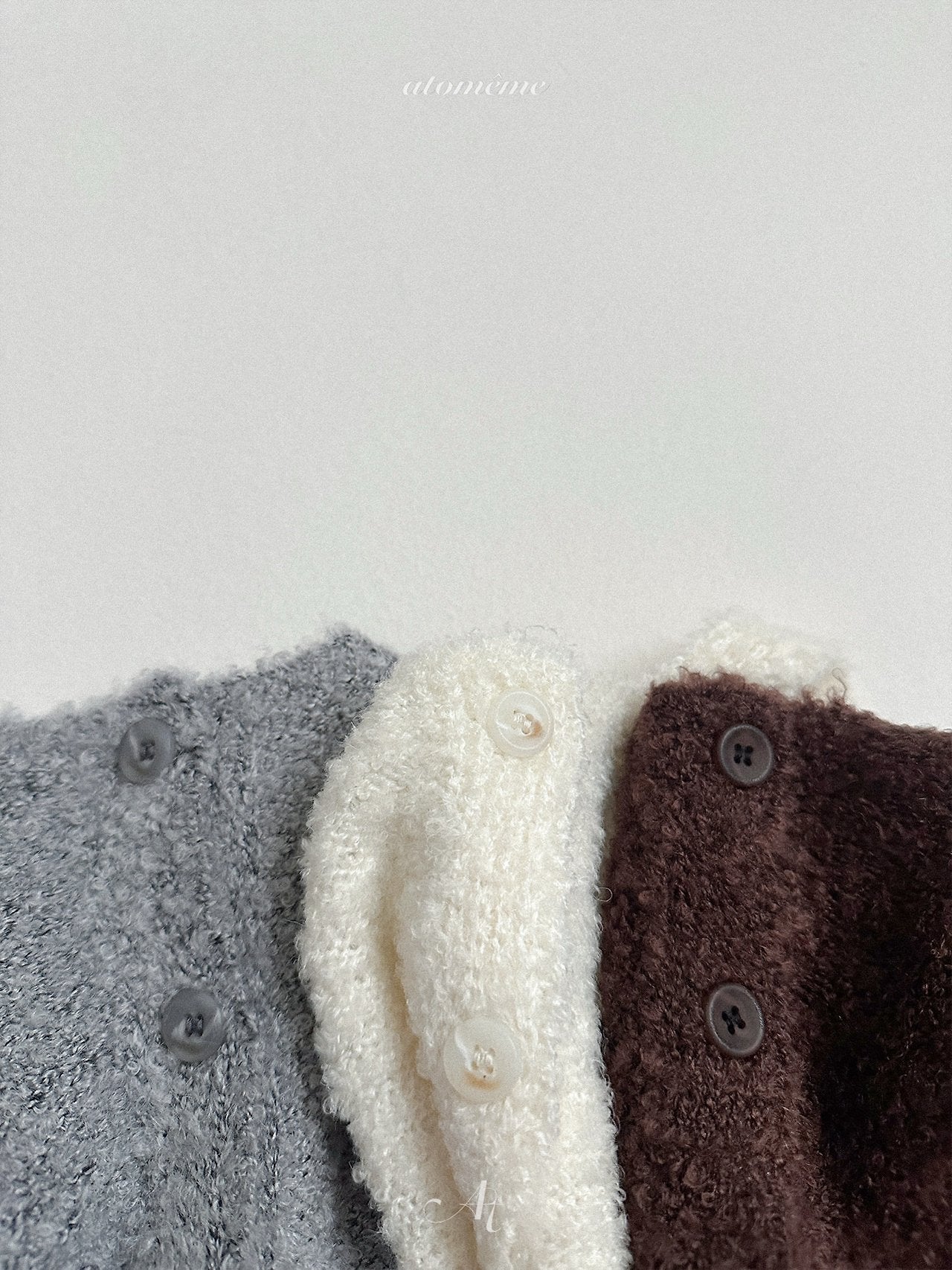 Ecru knit vest