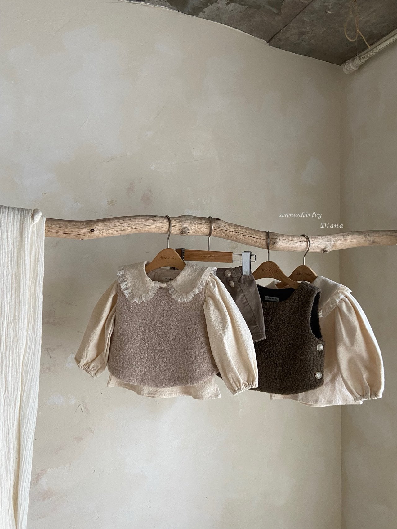 Rosé boa vest