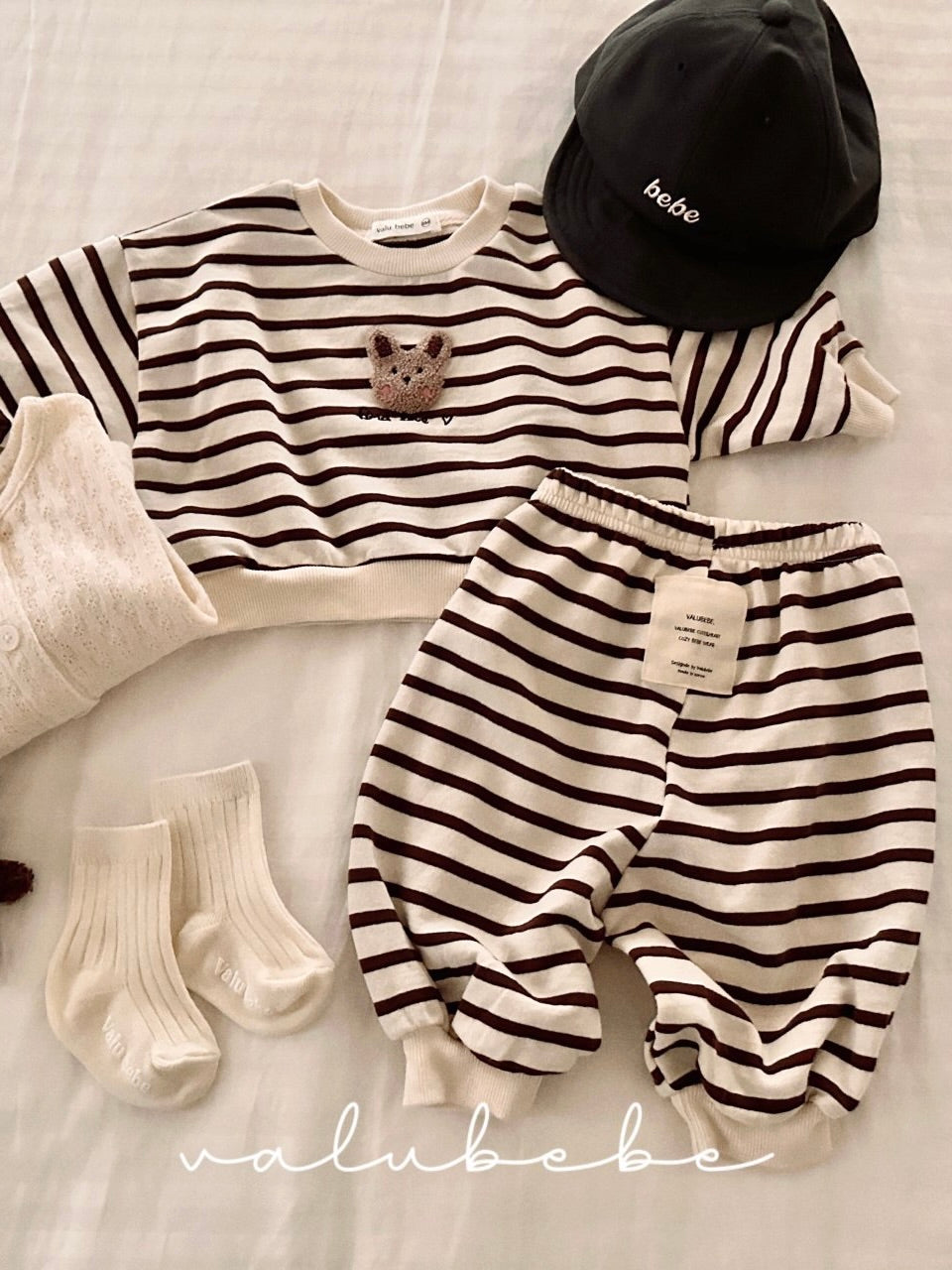 Cozy striped pants