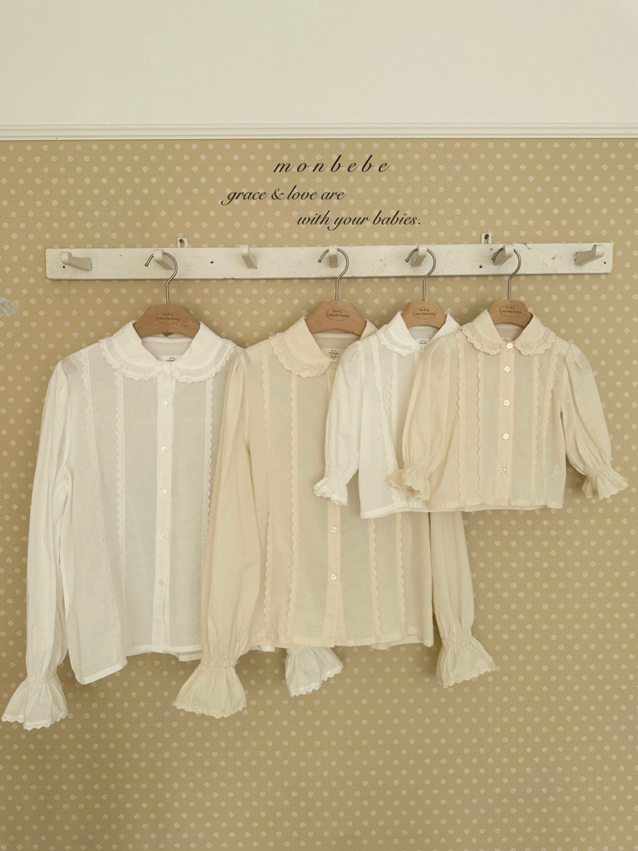 pepe lace blouse (mom size)