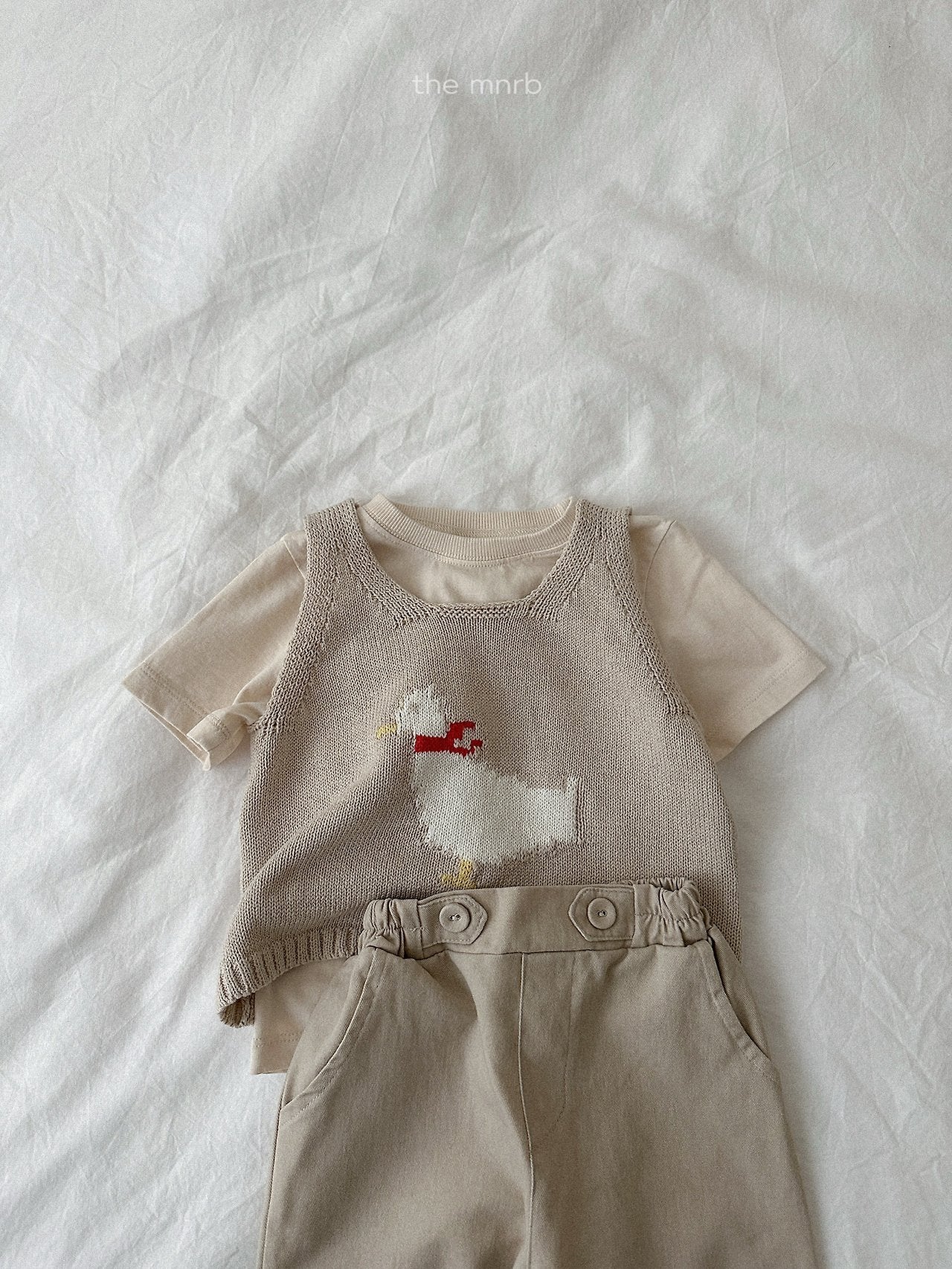 Duck knit vest