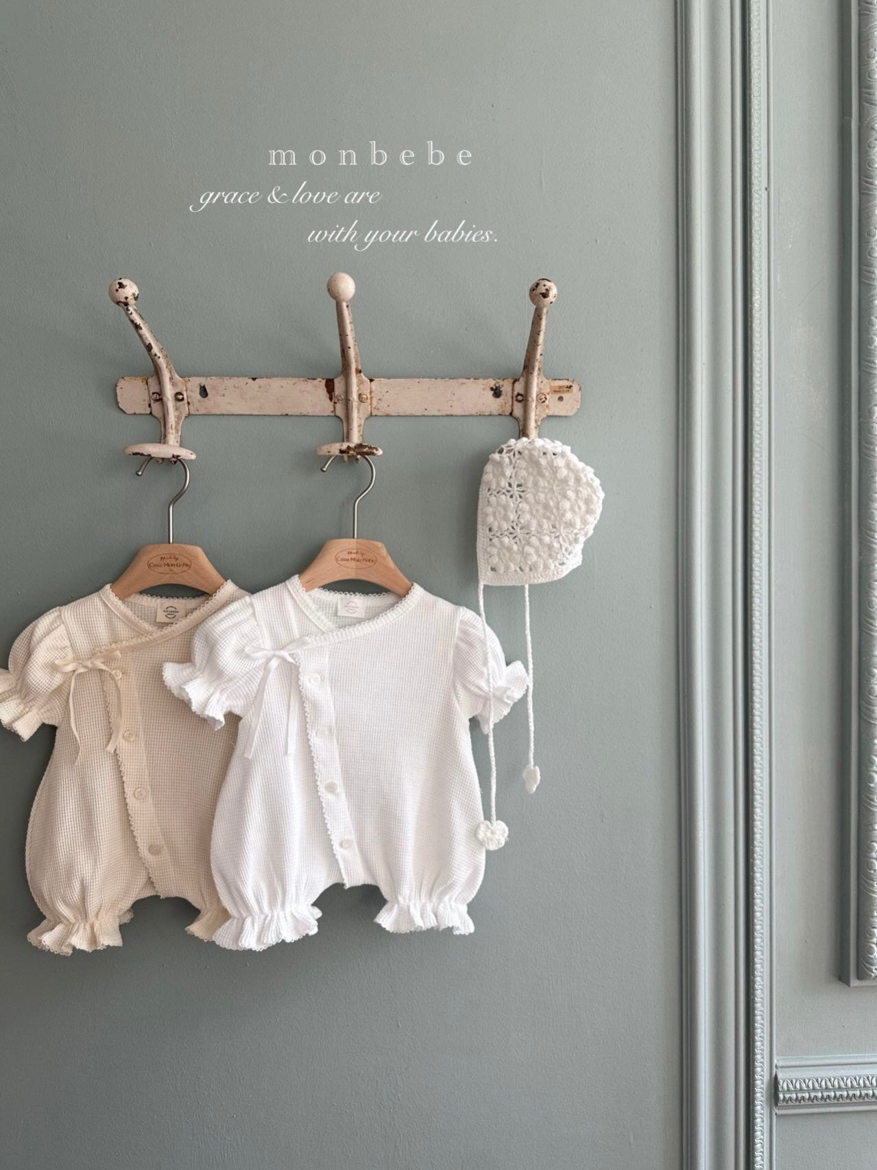 Summer waffle glory rompers