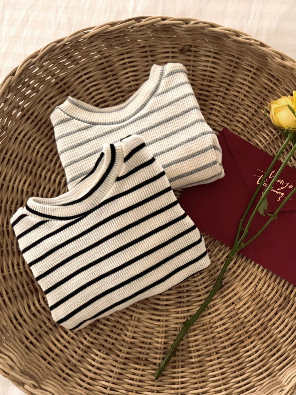 Ella stripe puffy T
