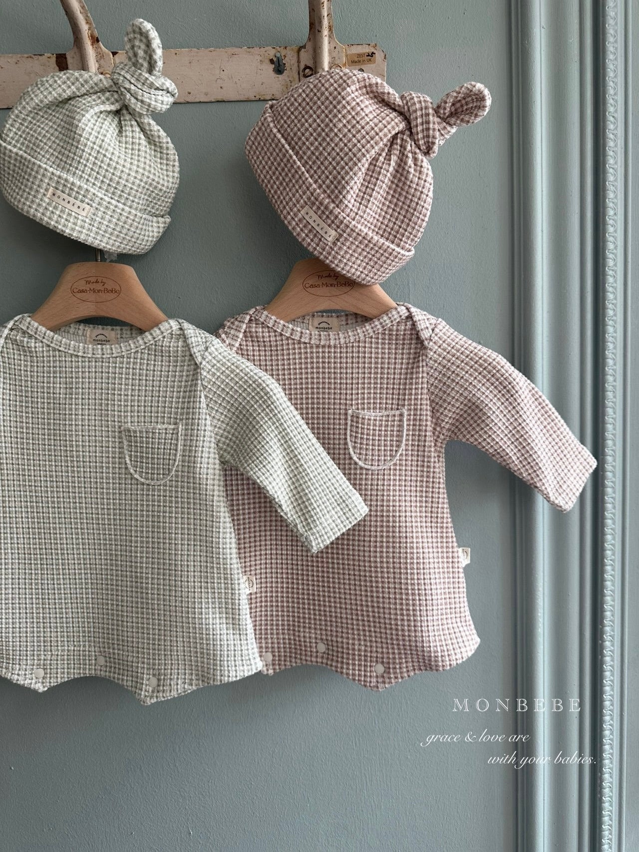 Maison rompers (with bonnet)