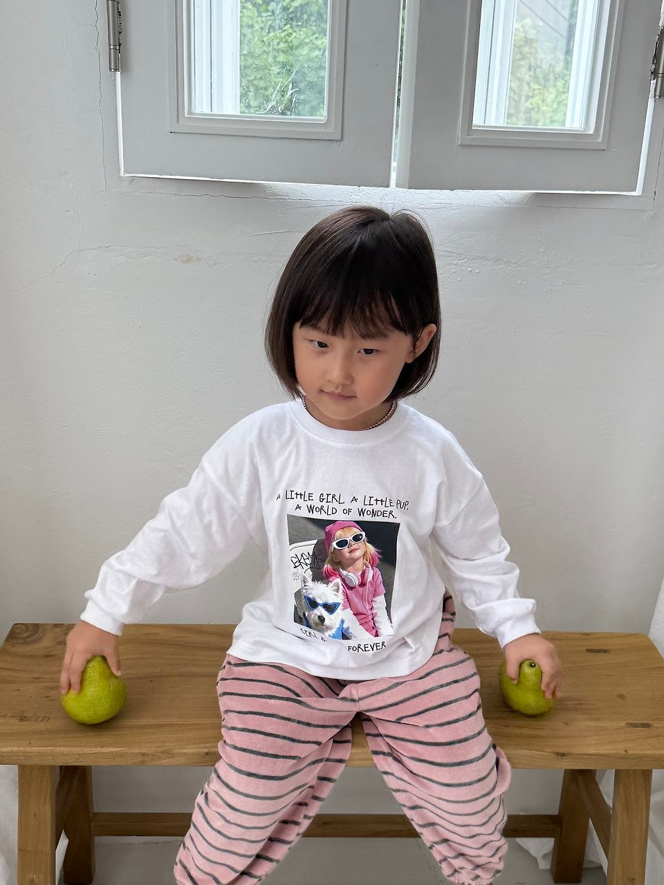 Little girl long sleeve T
