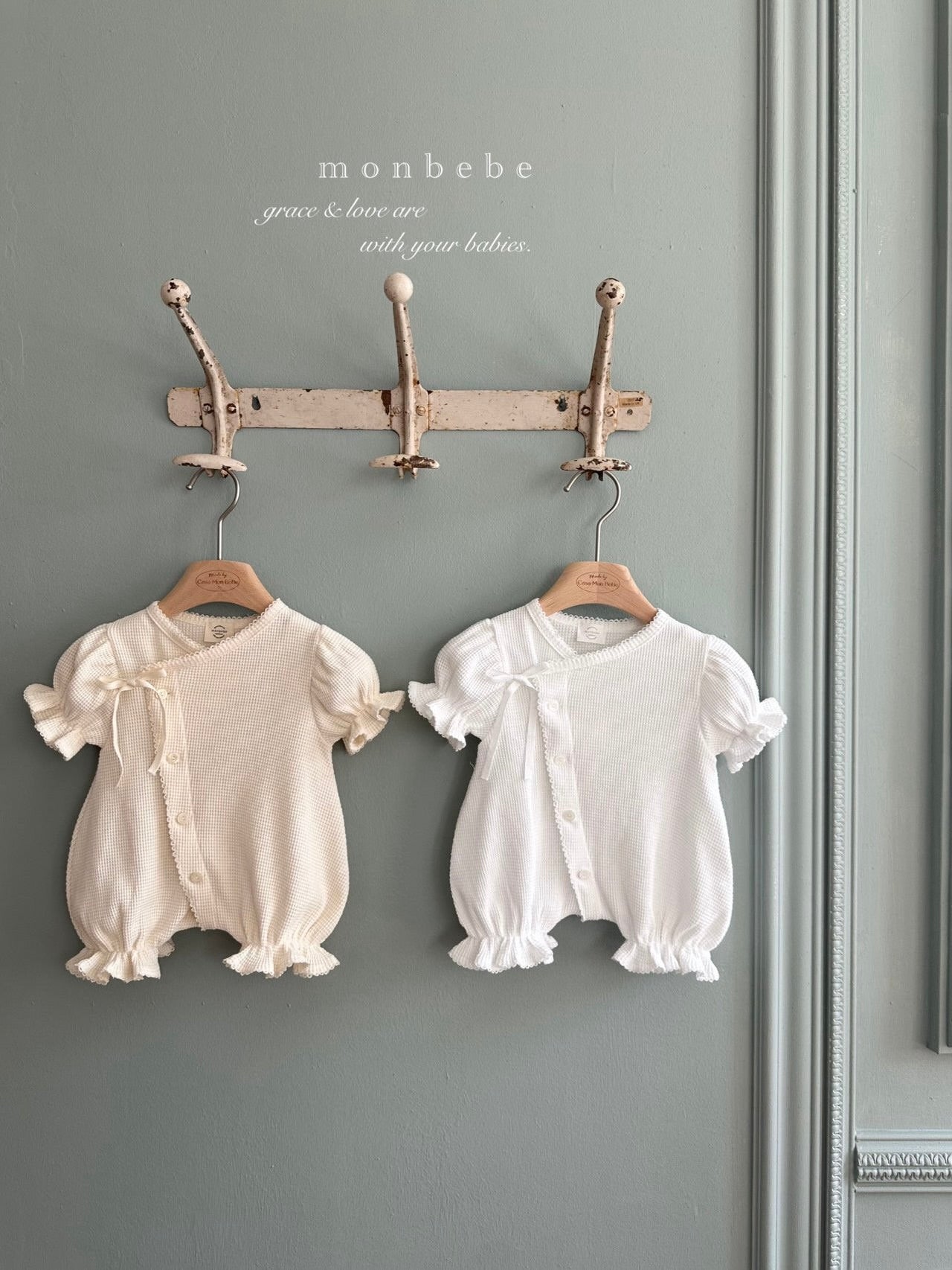 Summer waffle glory rompers