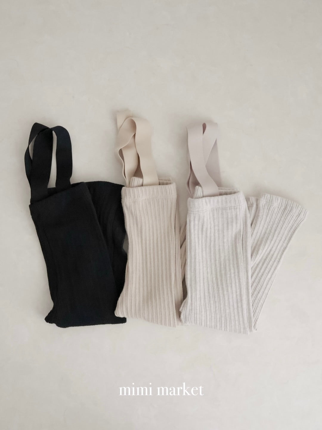 Cozy suspender leggings