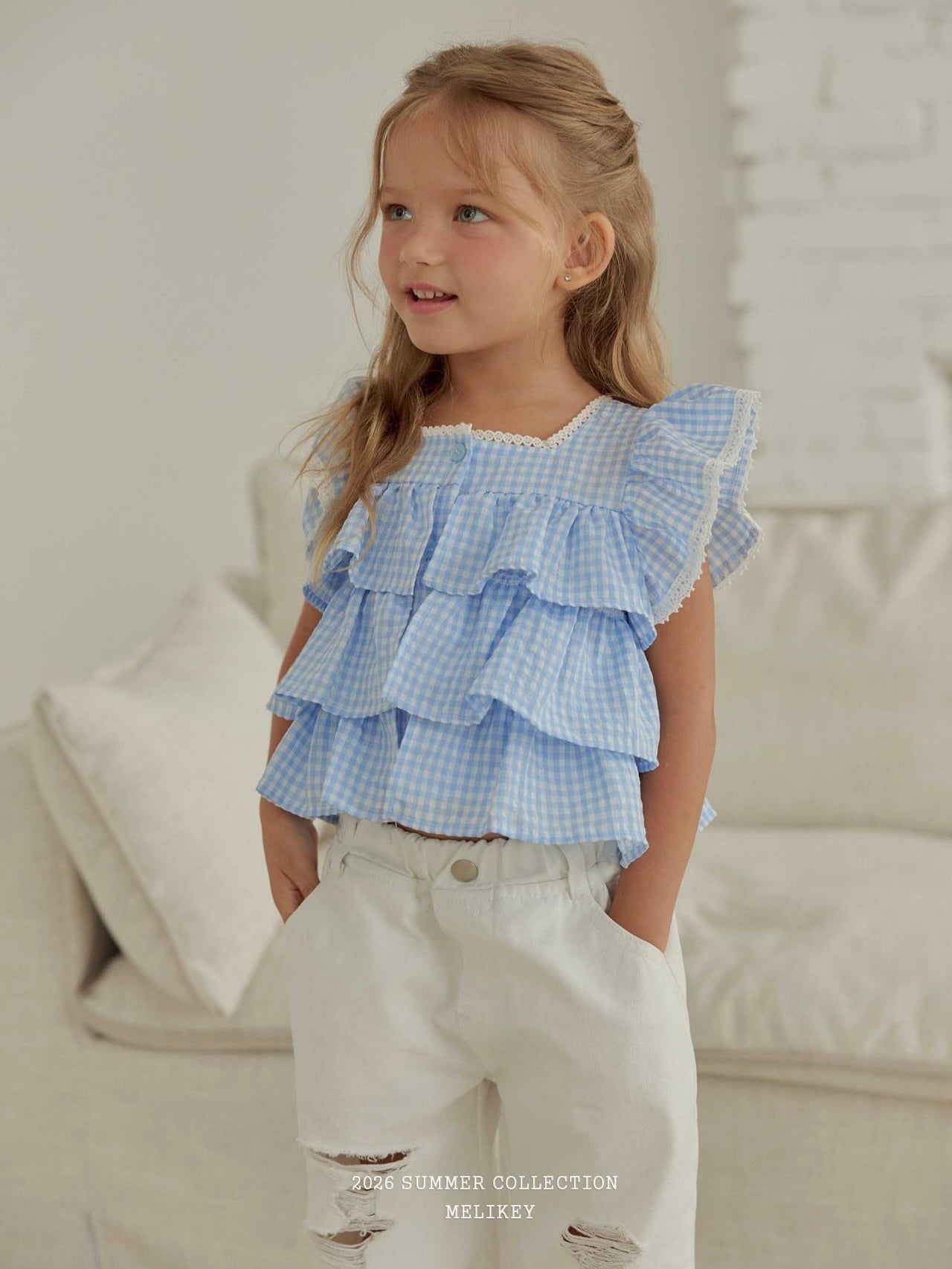 Juju tiered sleeveless blouse