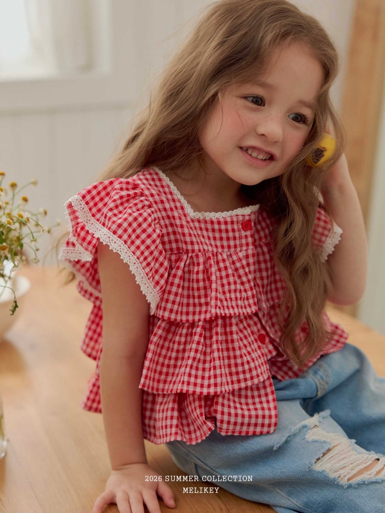 Juju tiered sleeveless blouse