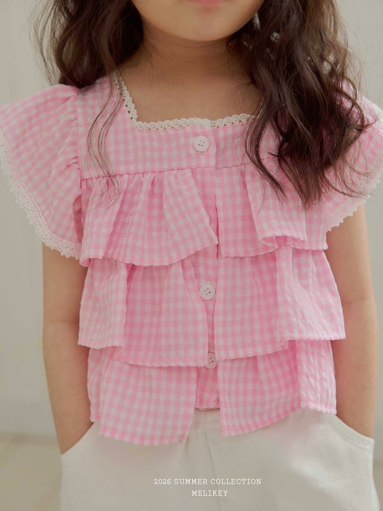 Juju tiered sleeveless blouse