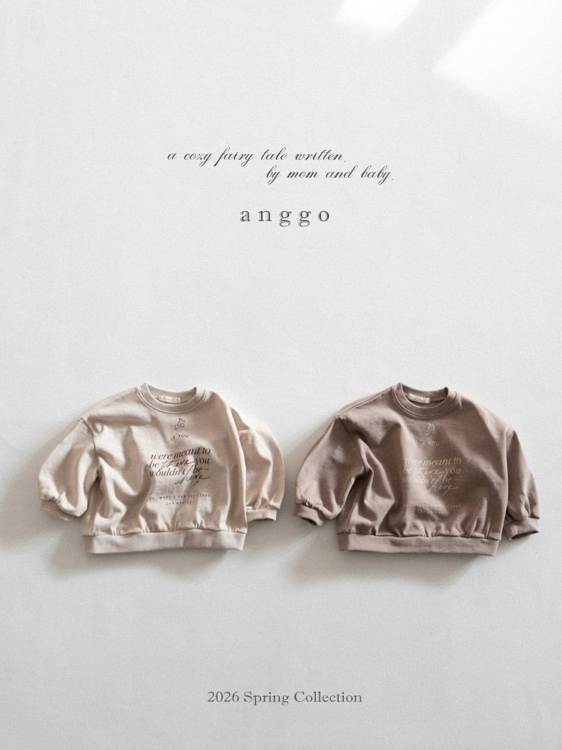 Lettering sweatshirt