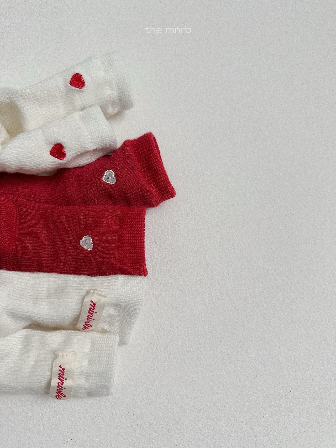 Heart logo socks (3 piece set)