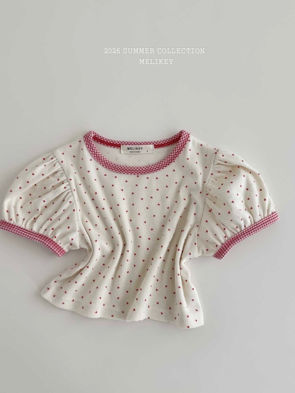 Mini heart puff T shirt