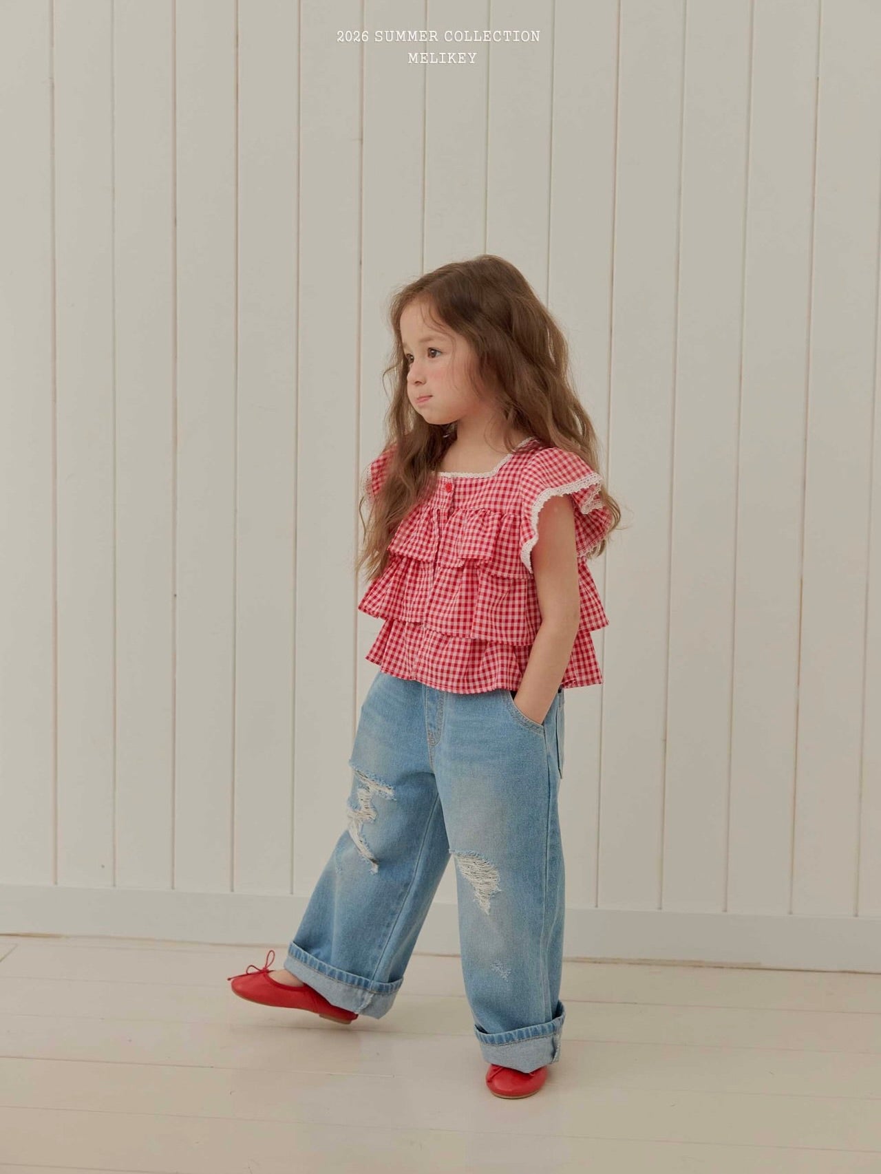 Juju tiered sleeveless blouse