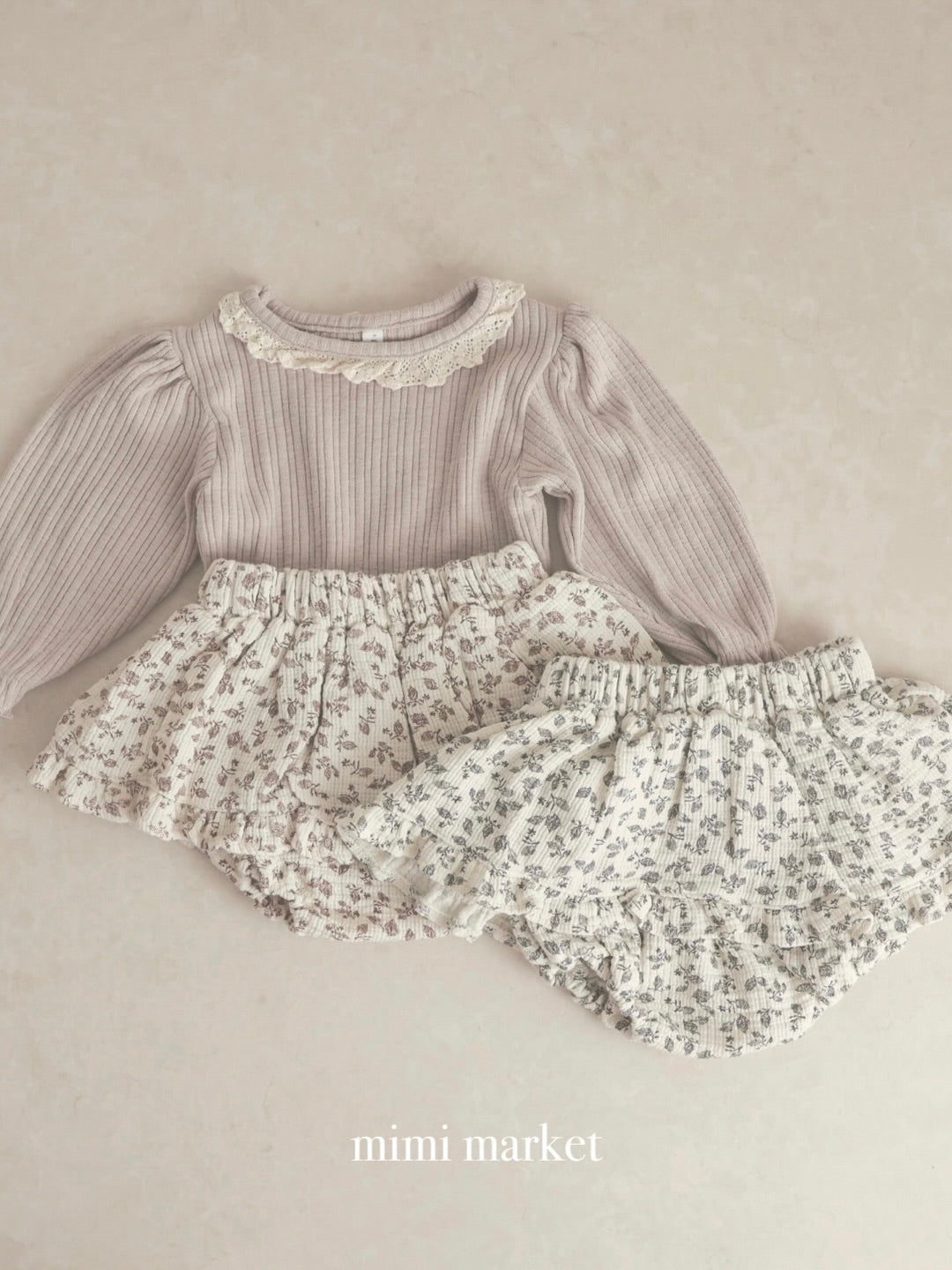 Flower frill cancan skirt