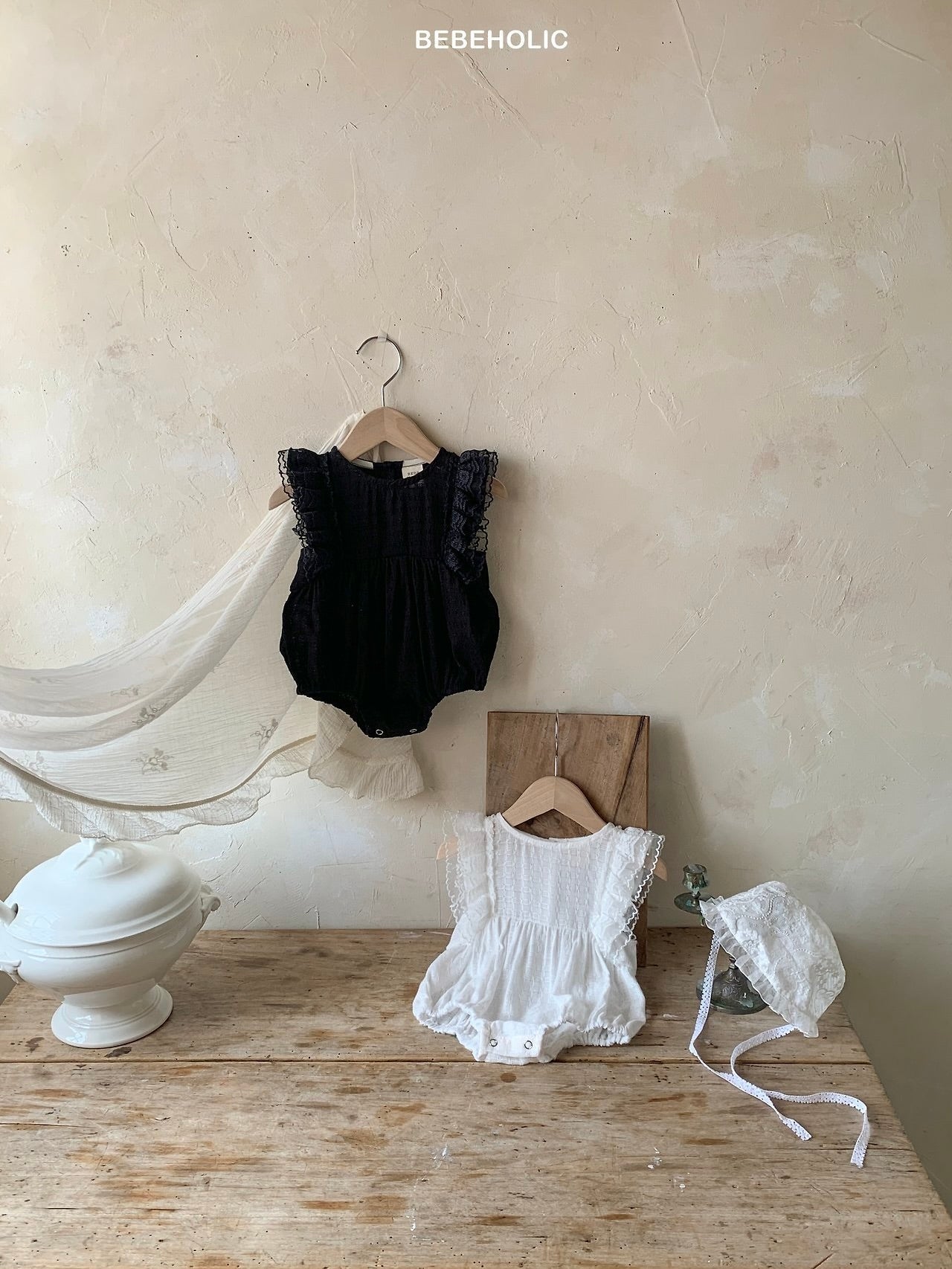 Penny lace rompers