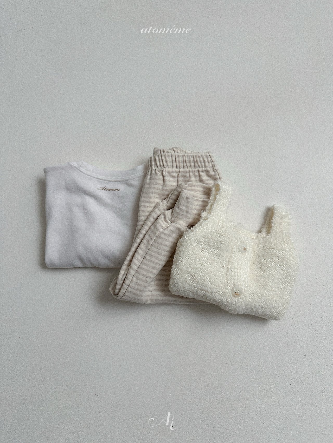Ecru knit vest