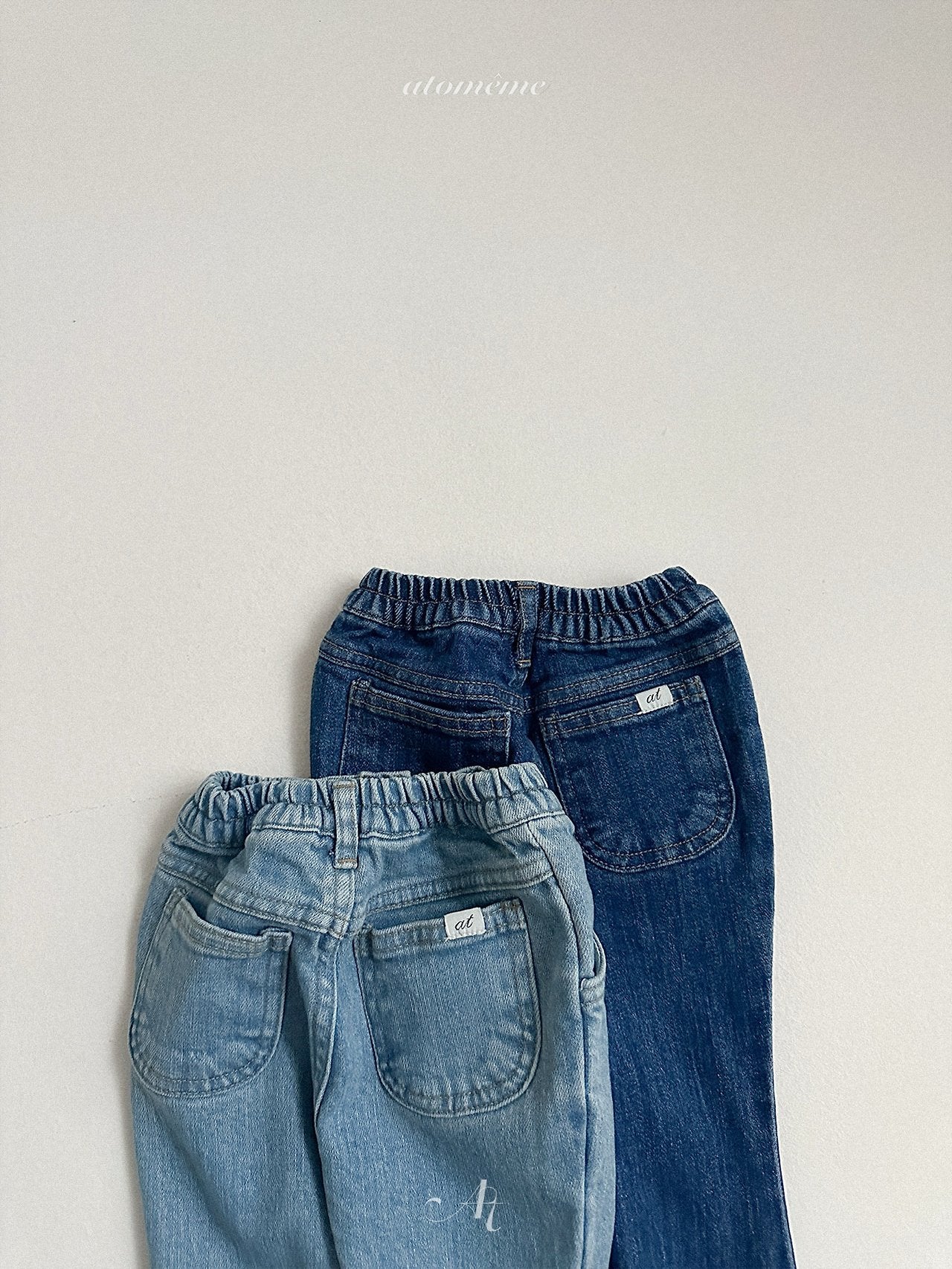 Berry bootcut denim pants