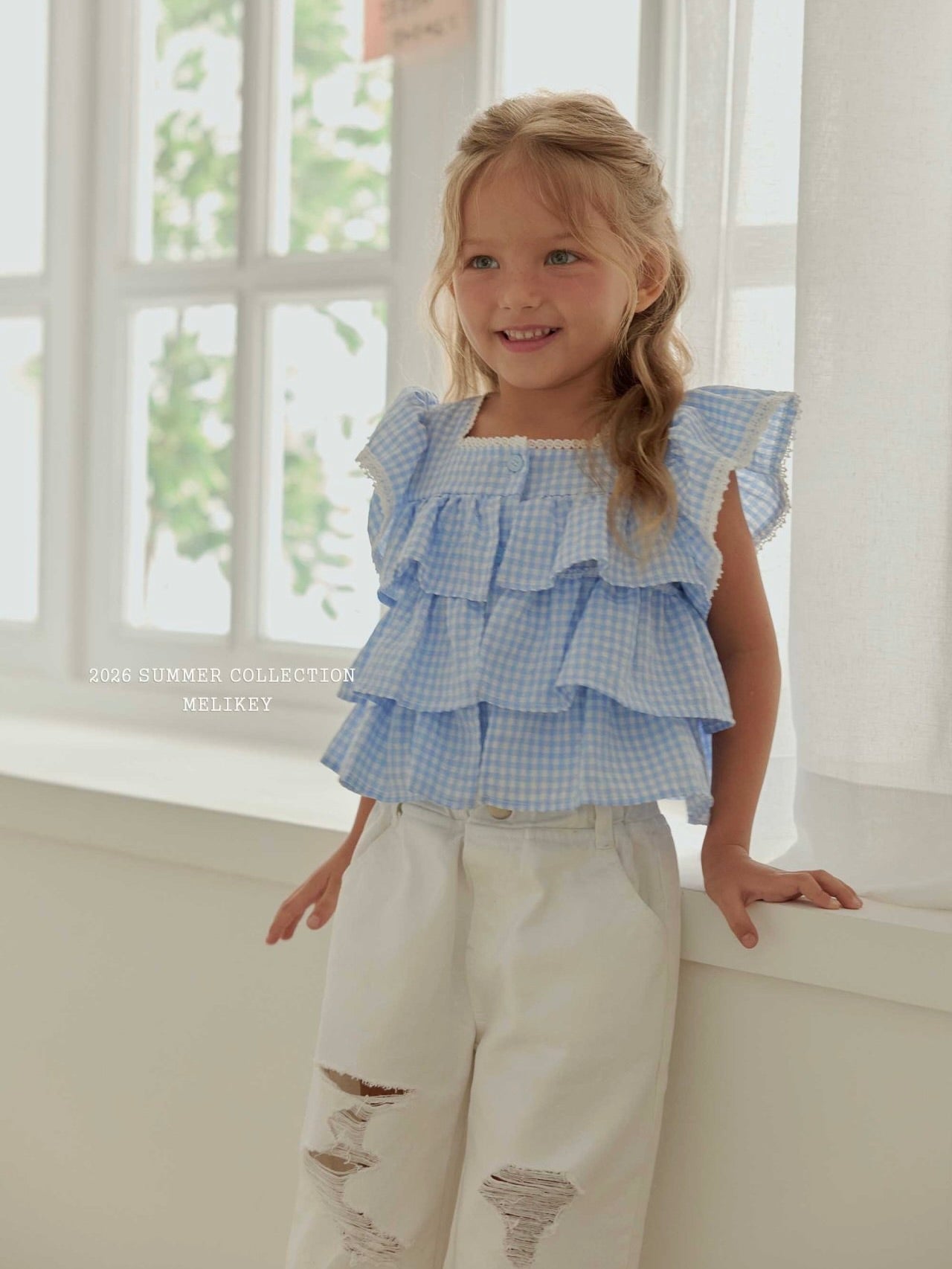 Juju tiered sleeveless blouse