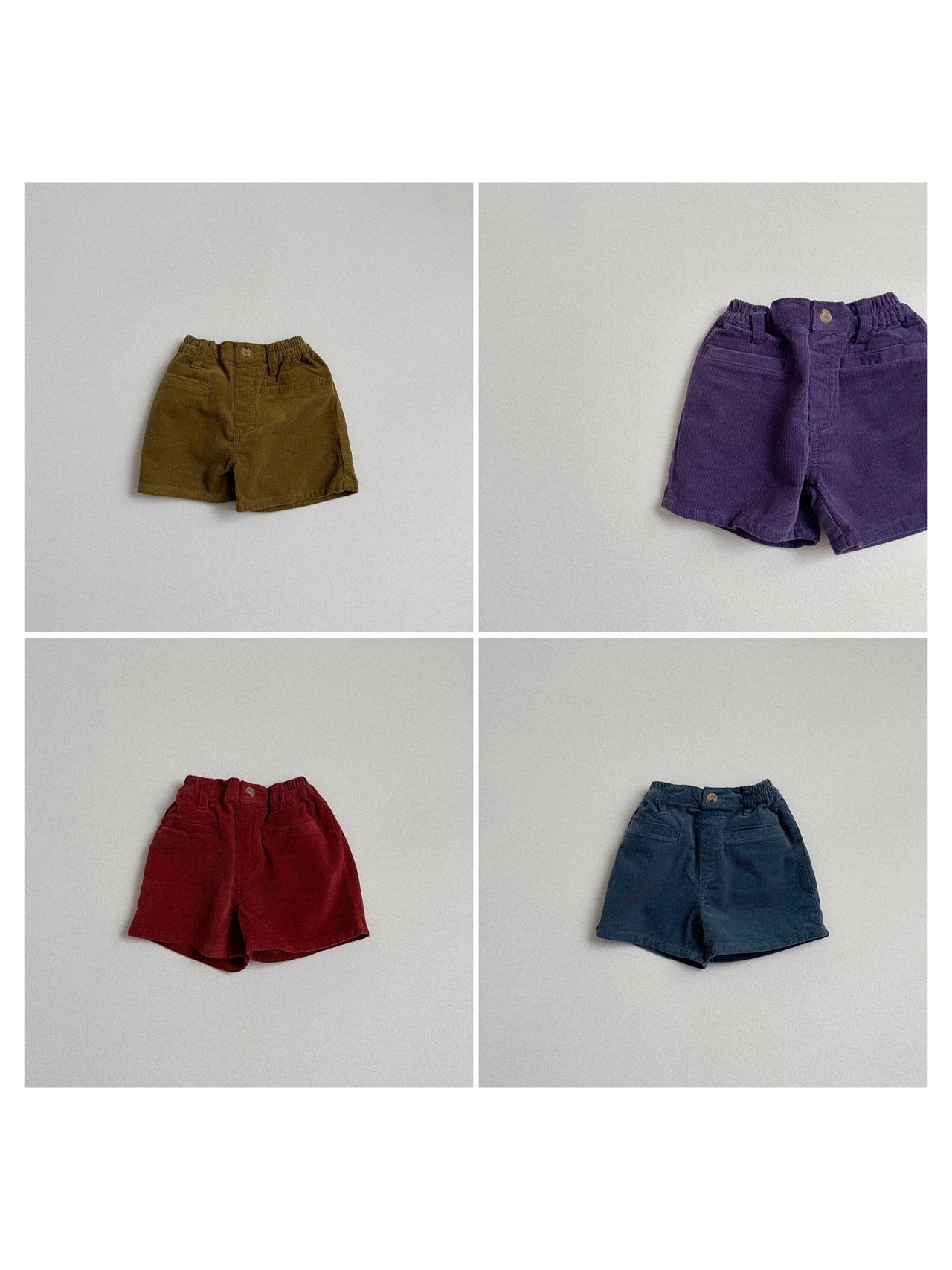 Corduroy shorts