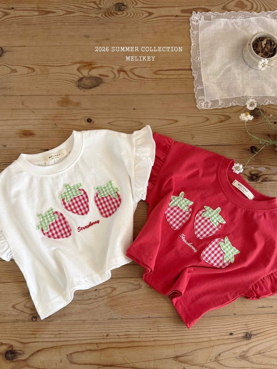Strawberry patch T shirt