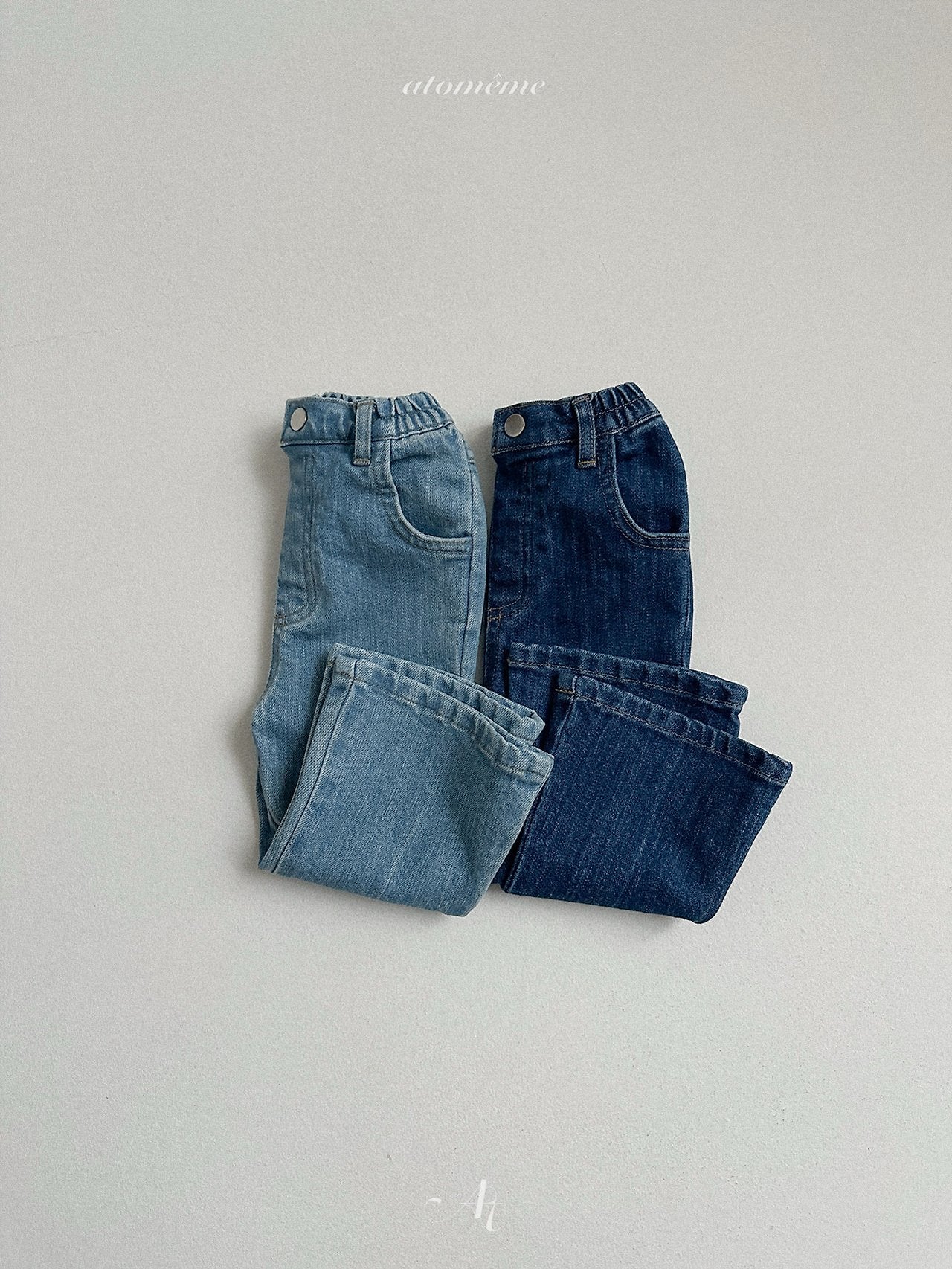 Berry bootcut denim pants