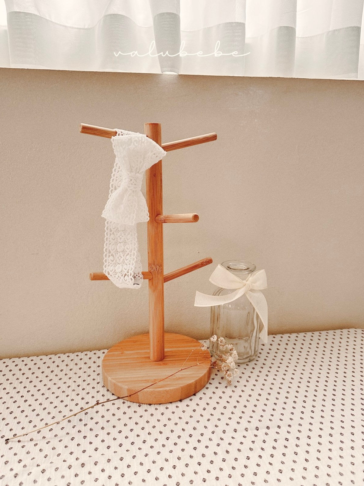 Lace ribbon headband