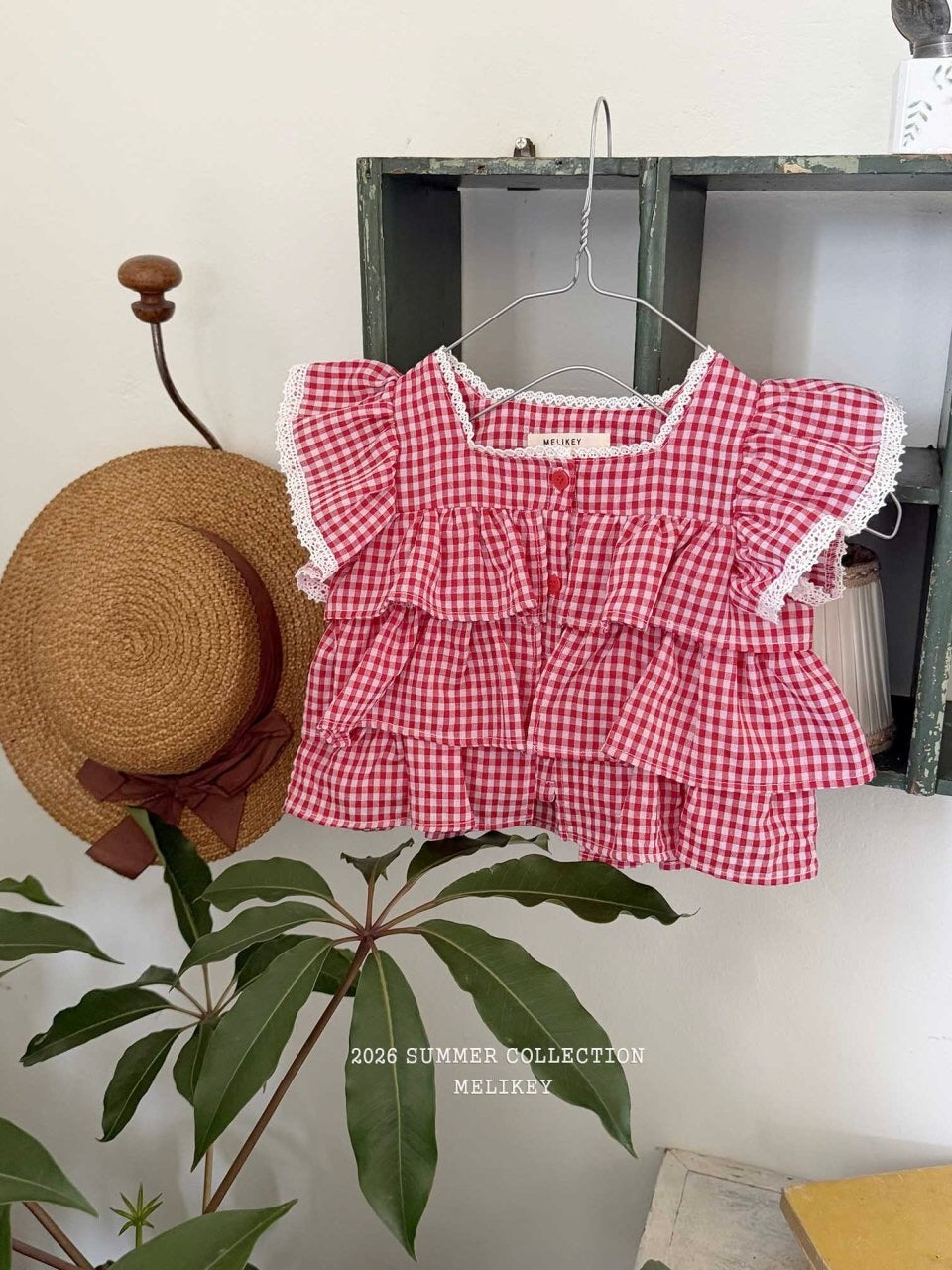 Juju tiered sleeveless blouse